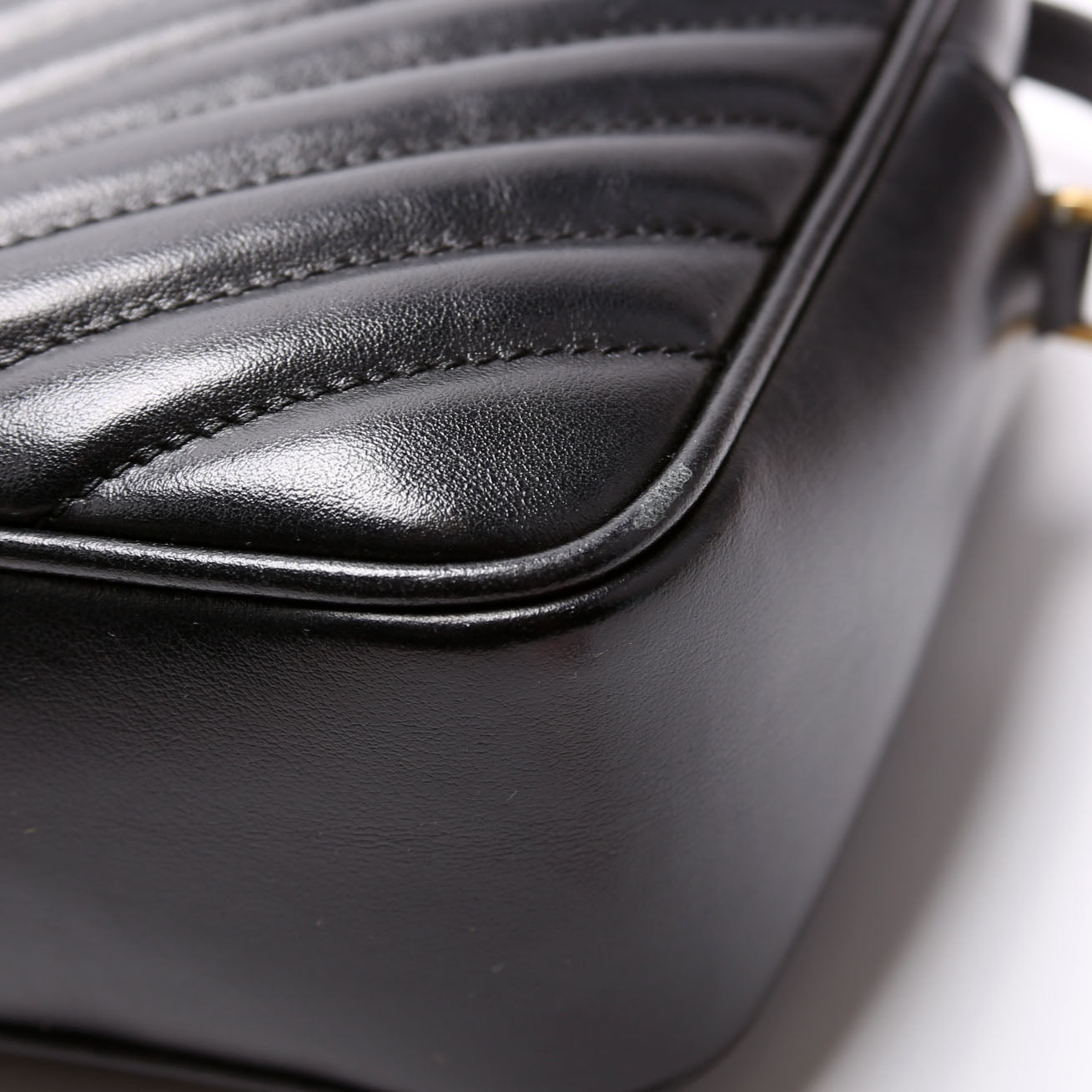 Lou Camera Bag Quilted Black