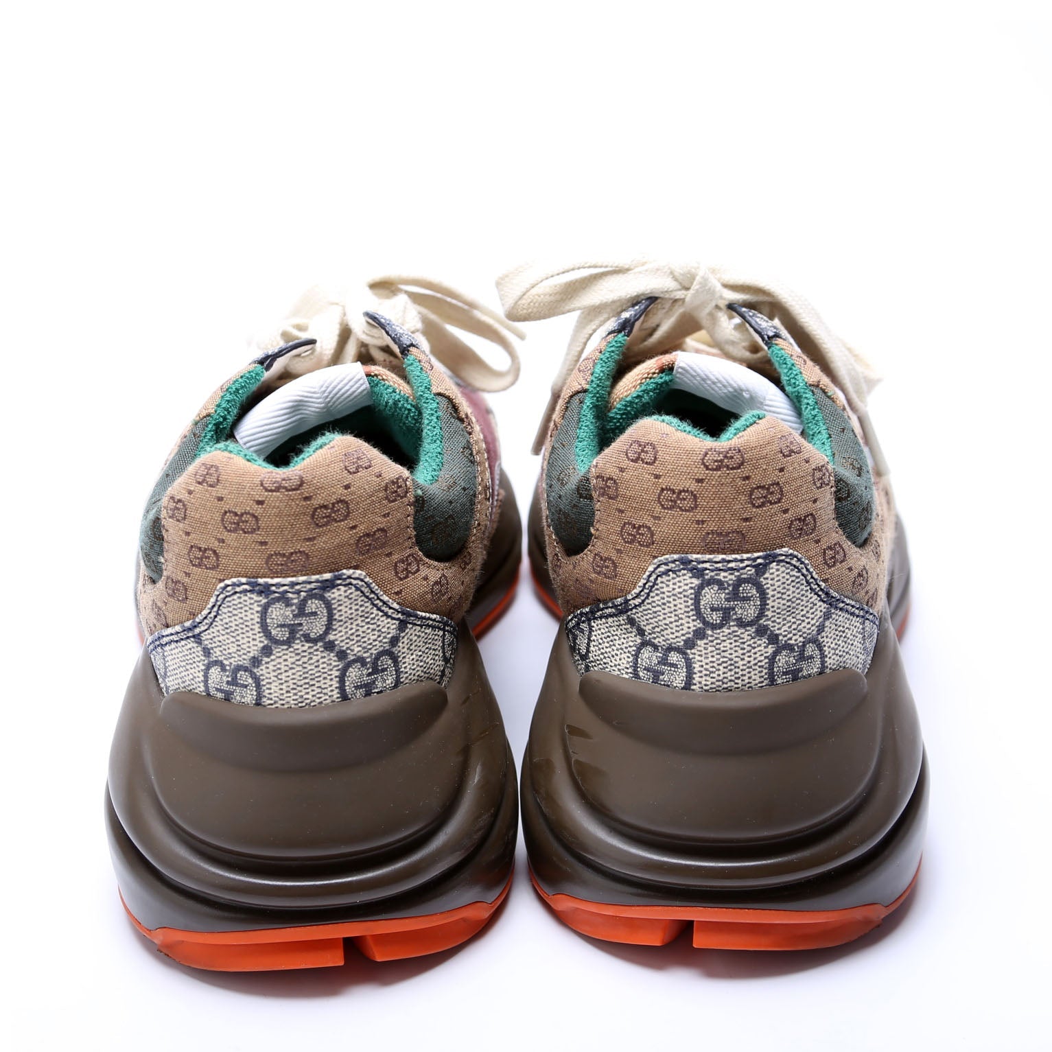Rhyton Mixed GG Sneakers Size 37 Multicolor
