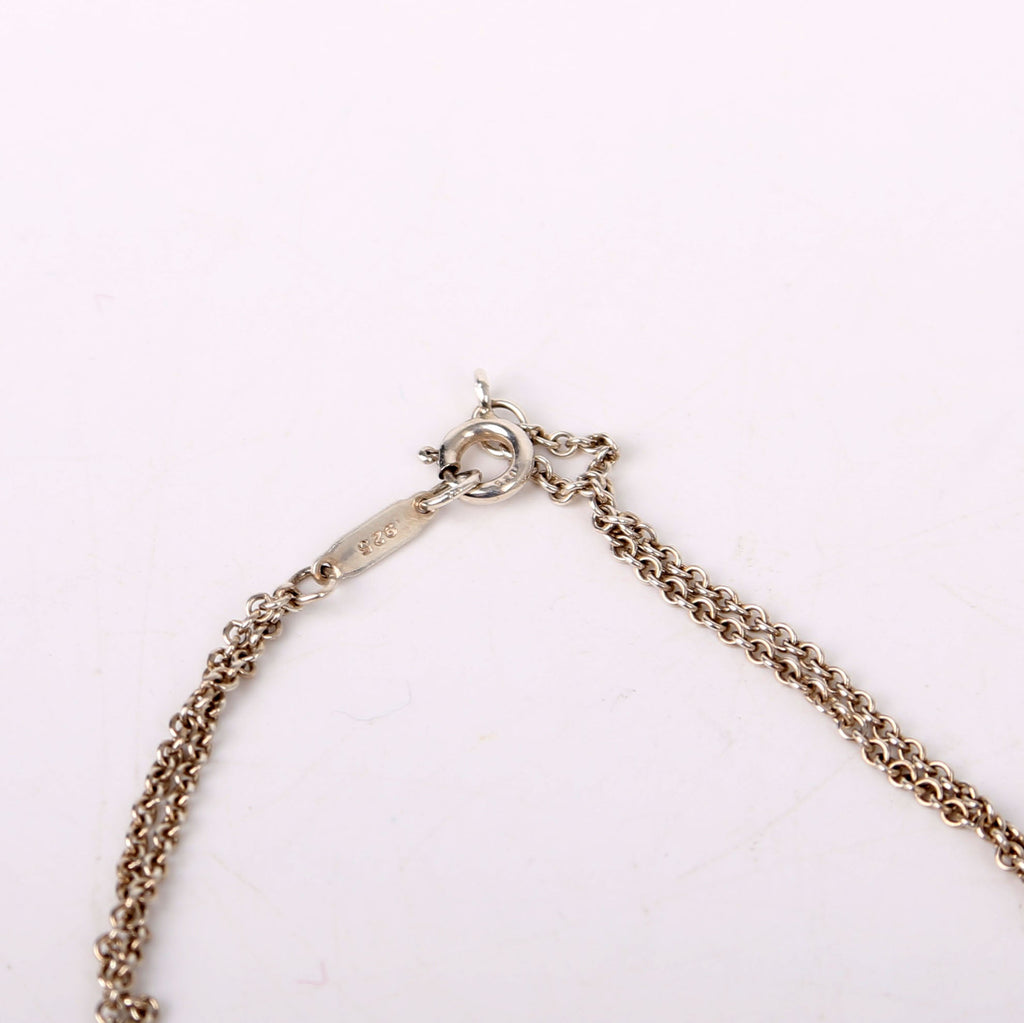 Infinity Double Chain 925 Necklace Silver
