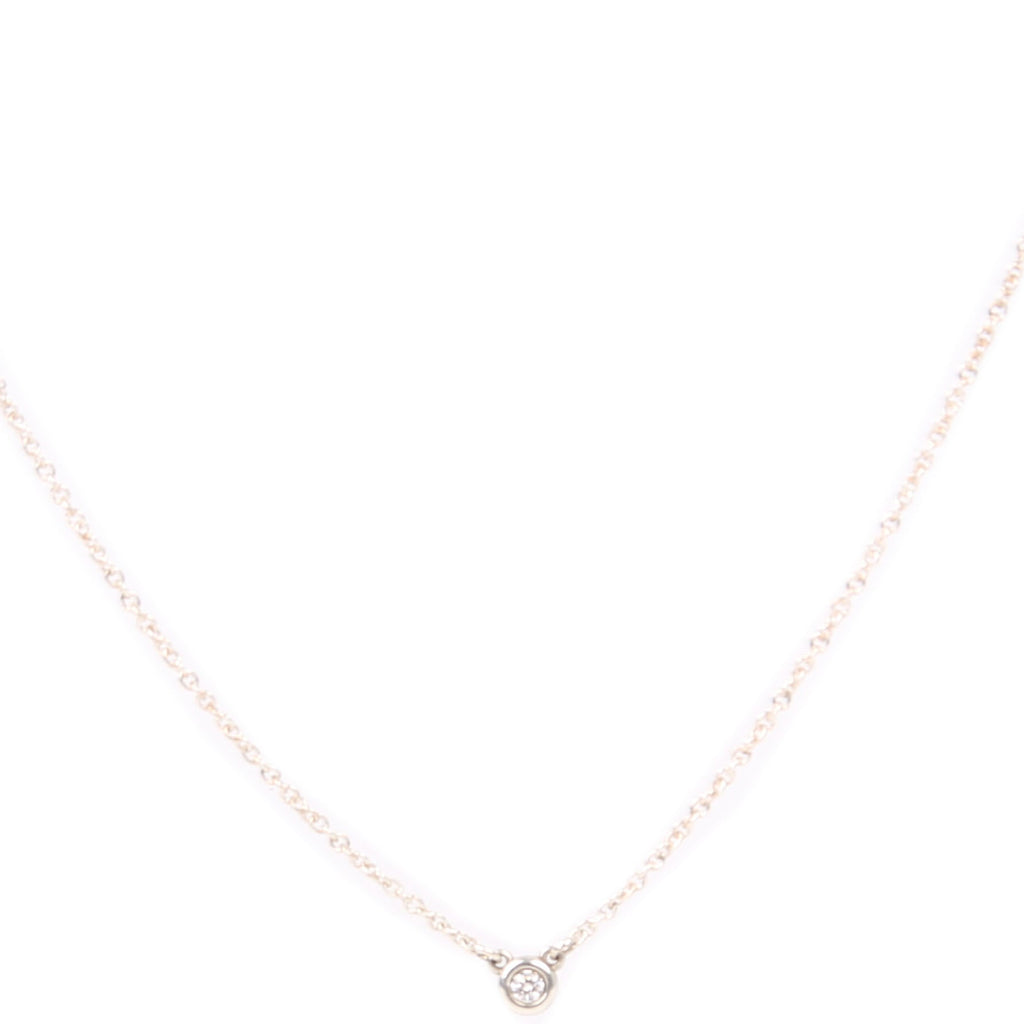 Elsa Peretti Diamonds By The Yard Pendant 925 Necklace Silver