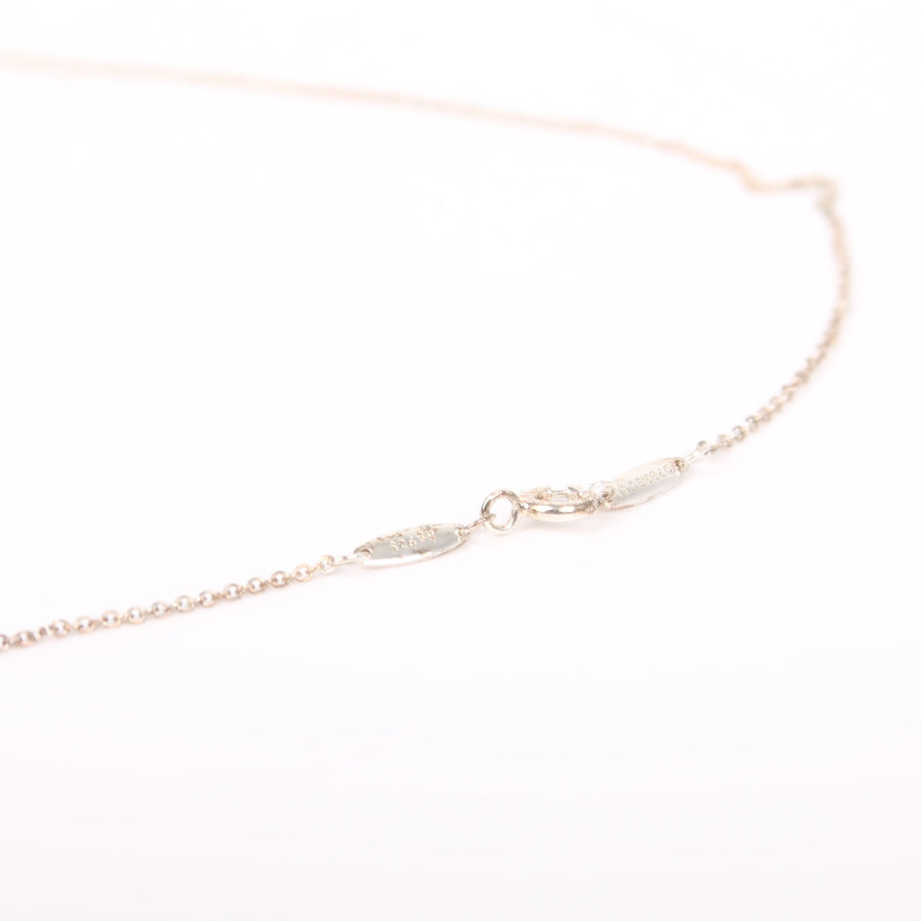 Elsa Peretti Diamonds By The Yard Pendant 925 Necklace Silver