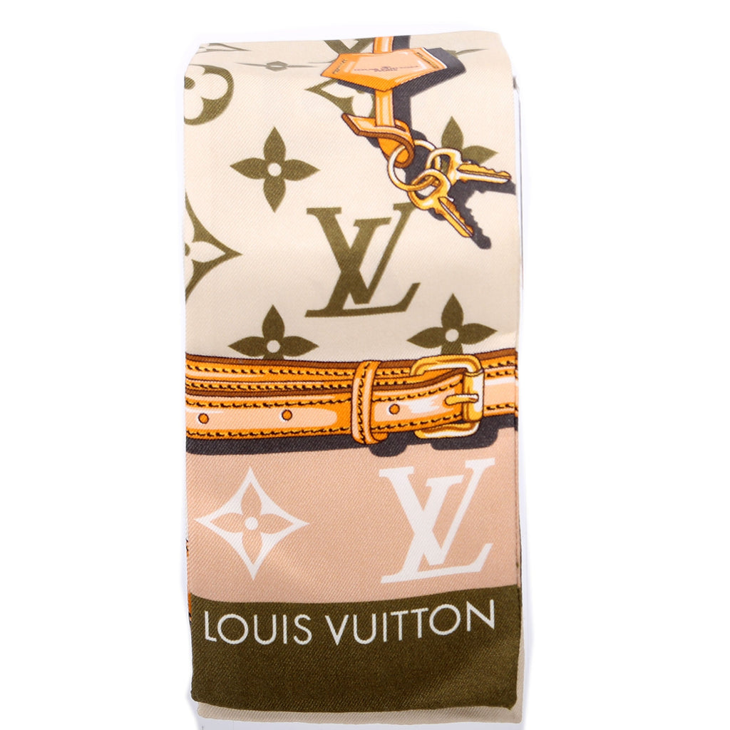 Confidential Bandeau Silk Scarf Green