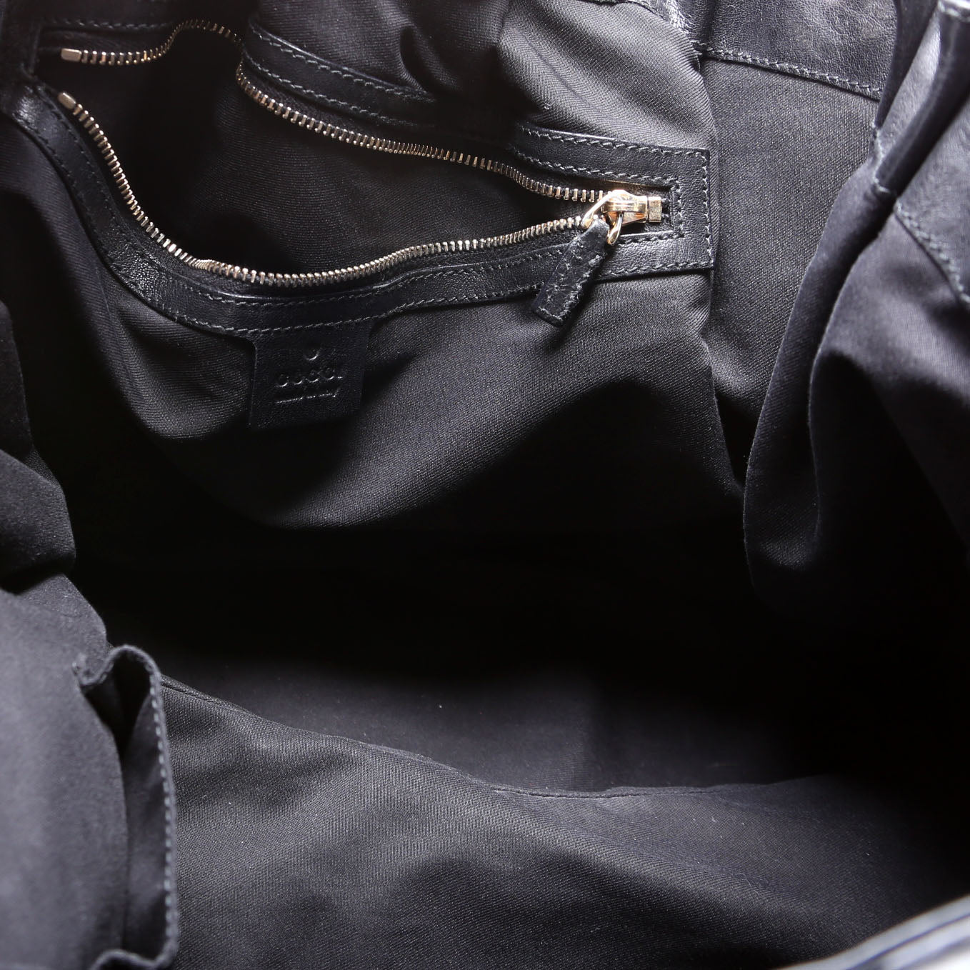 203626 GG Canvas Studded Pelham Tote Large Black