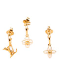 Floragram 3-Piece Hoop Earrings Gold