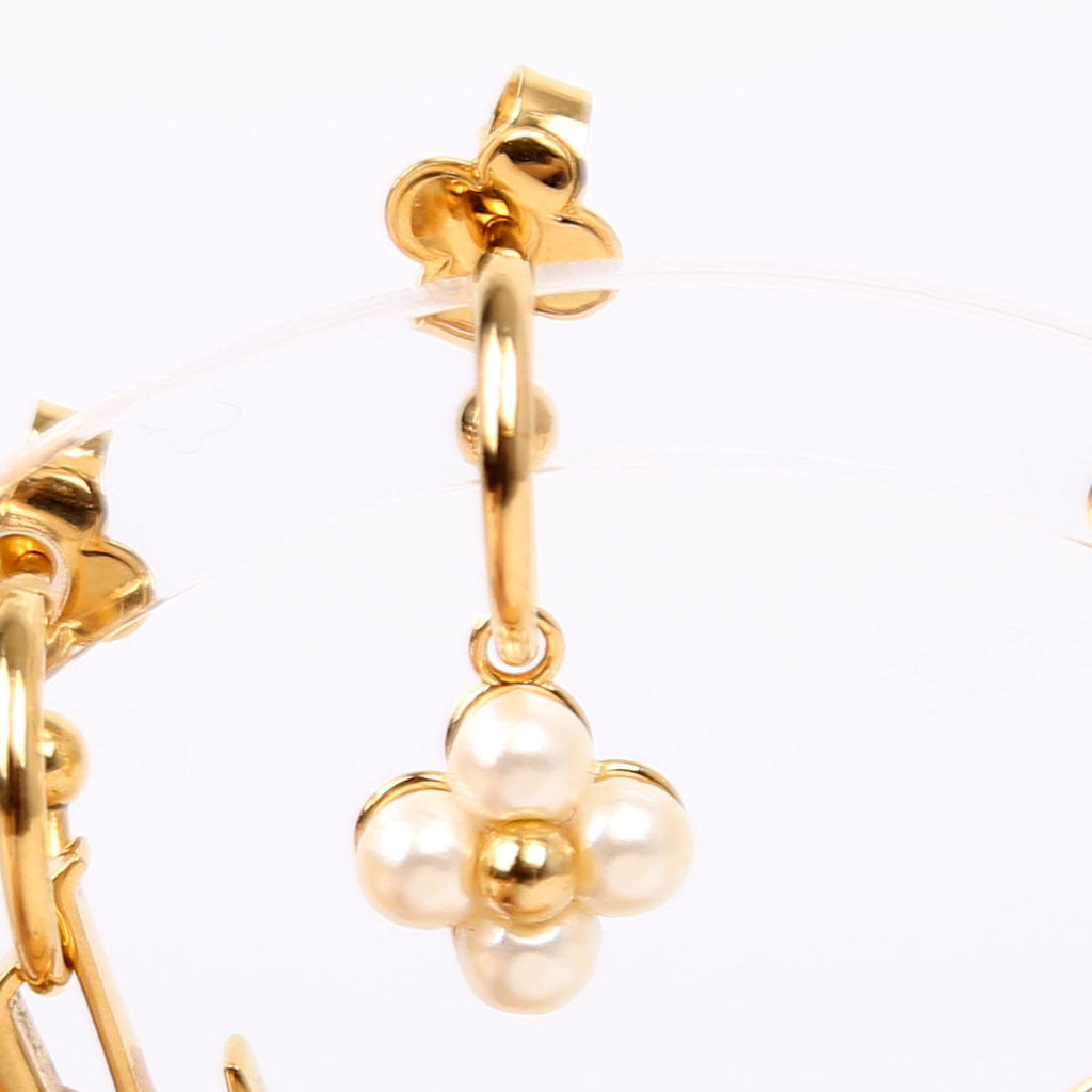 Floragram 3-Piece Hoop Earrings Gold