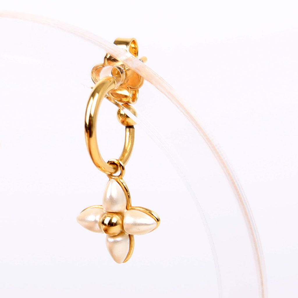 Floragram 3-Piece Hoop Earrings Gold