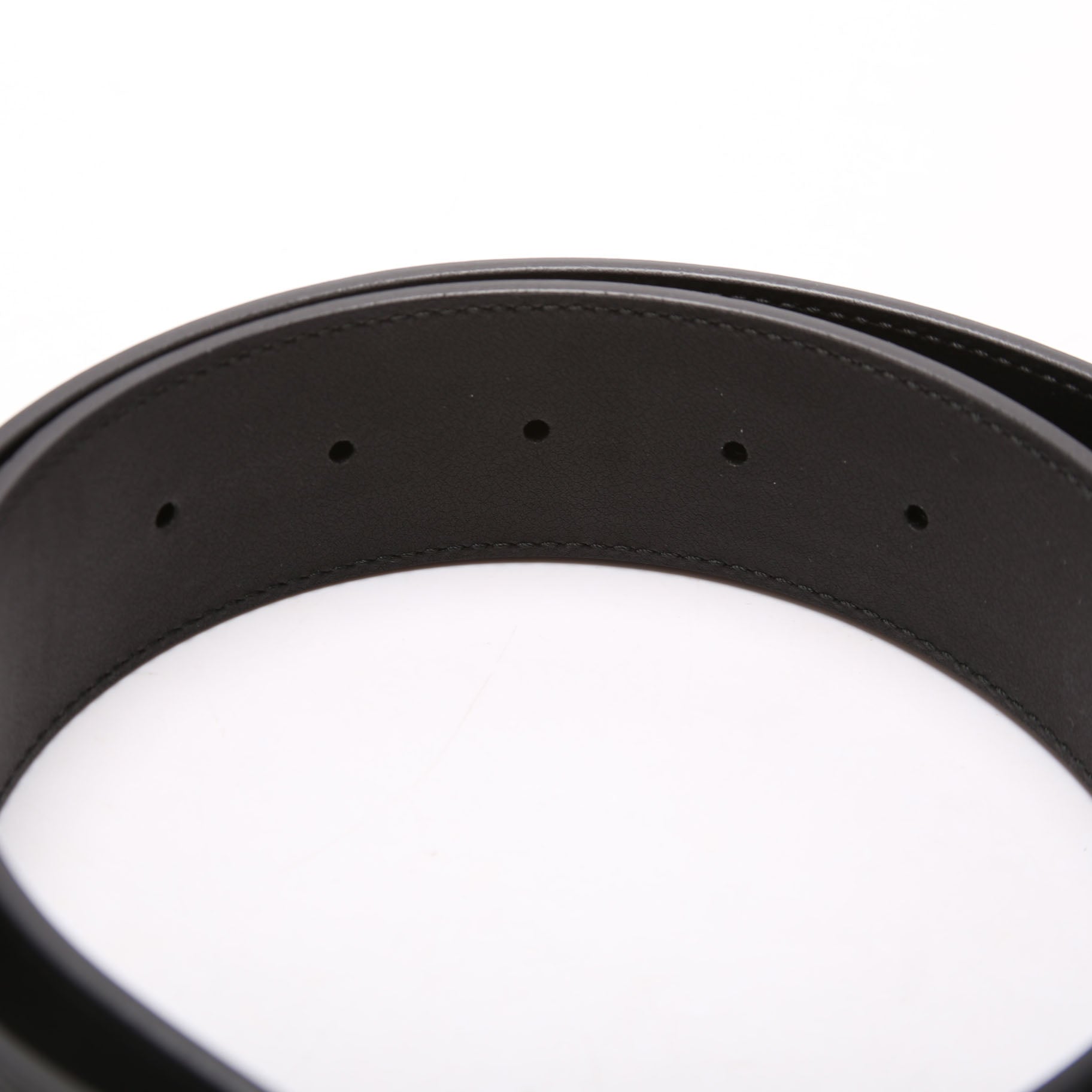 400593 Marmont GG Leather Belt Size 75/30 Black