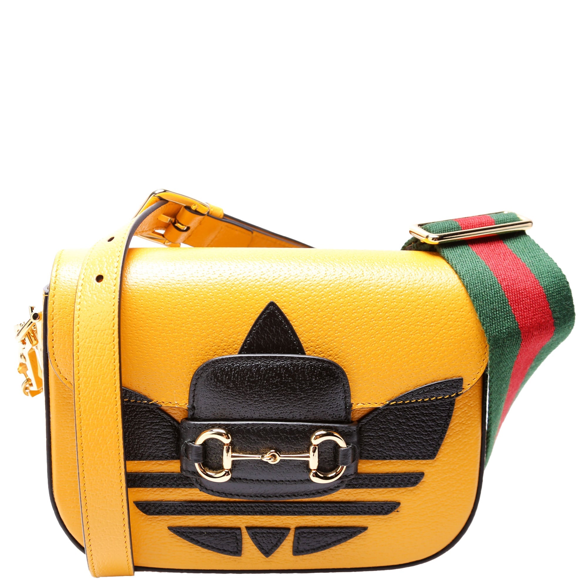 Gucci 658574 Gucci Adidas 1955 Horsebit Mini Bag Yellow
