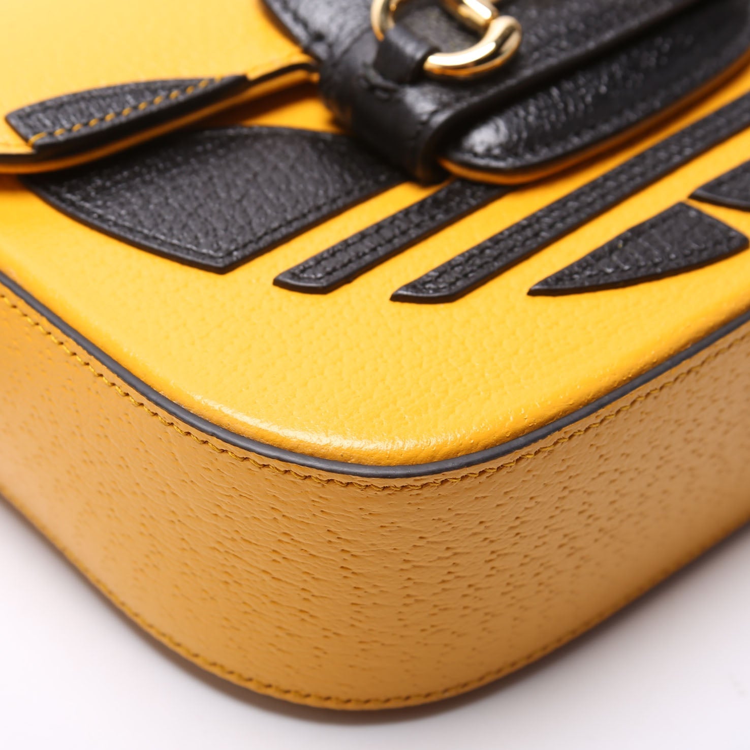 Gucci 658574 Gucci Adidas 1955 Horsebit Mini Bag Yellow