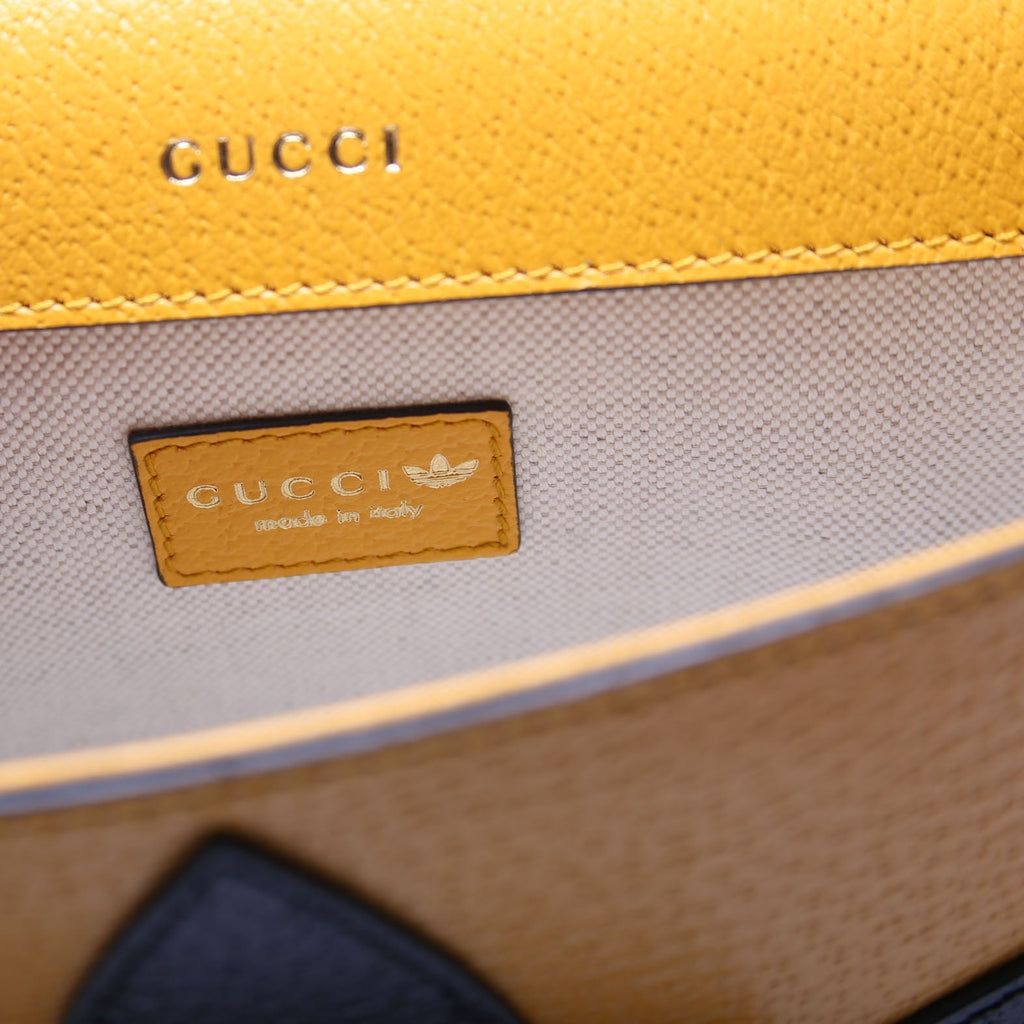 Gucci 658574 Gucci Adidas 1955 Horsebit Mini Bag Yellow