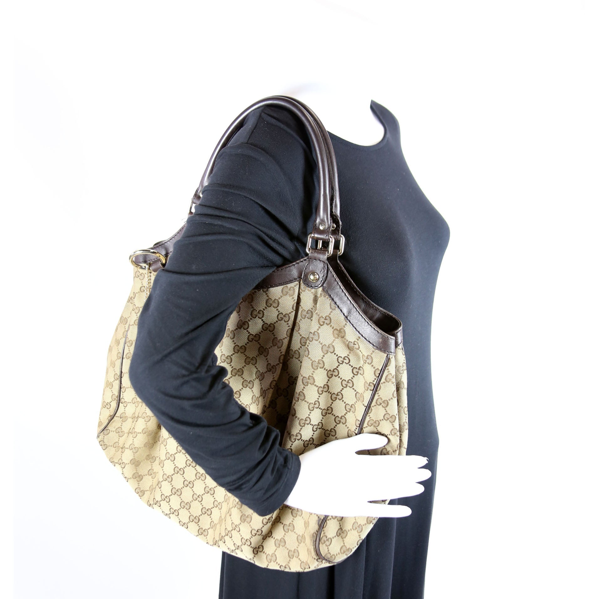 211943 Sukey GG Canvas Large Brown