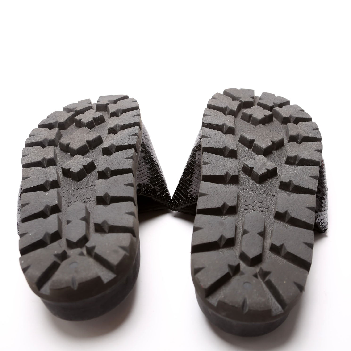 Sequin Logo Slides Size 38.5 Black