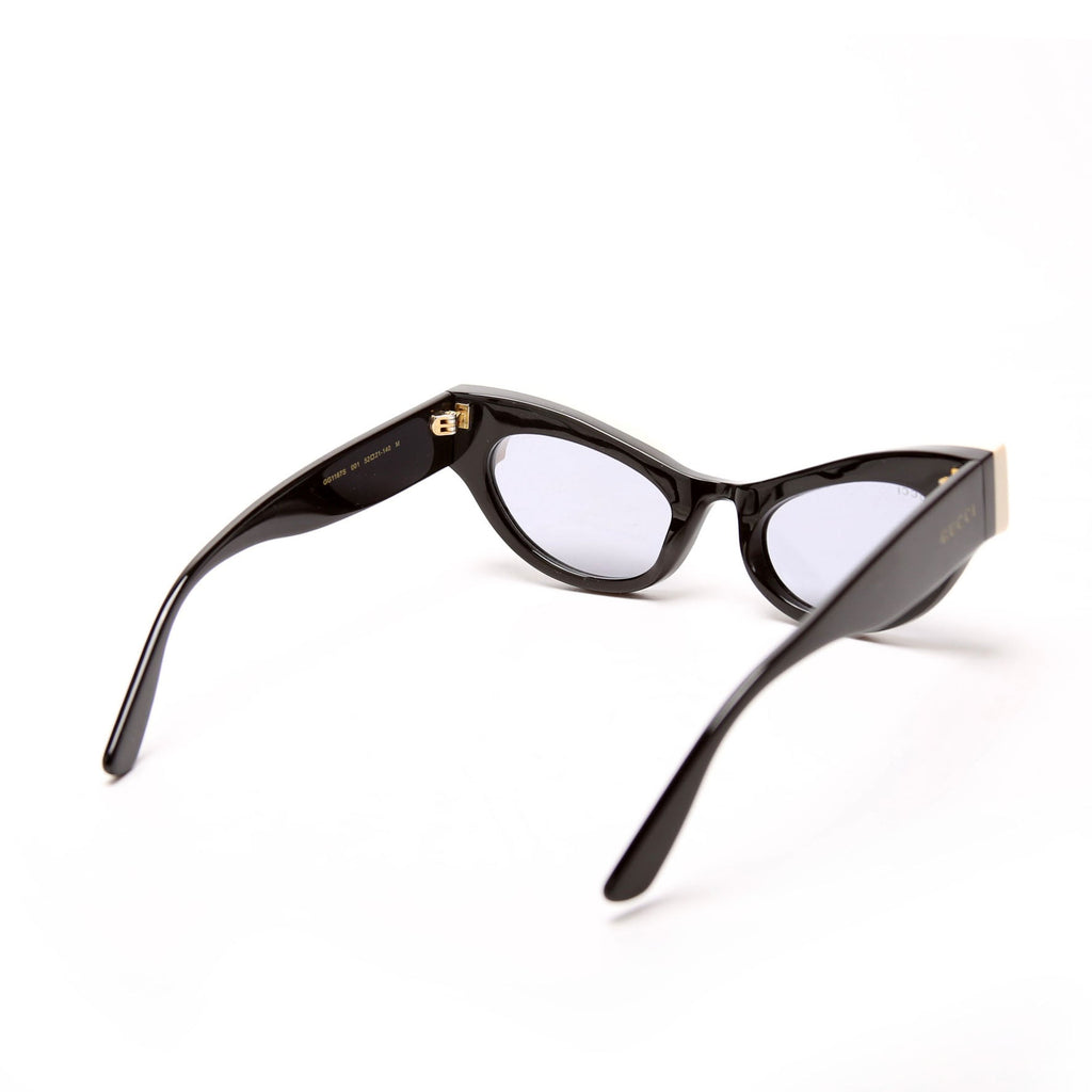 Gucci GG1167S Crystal Sunglasses Black/Cream