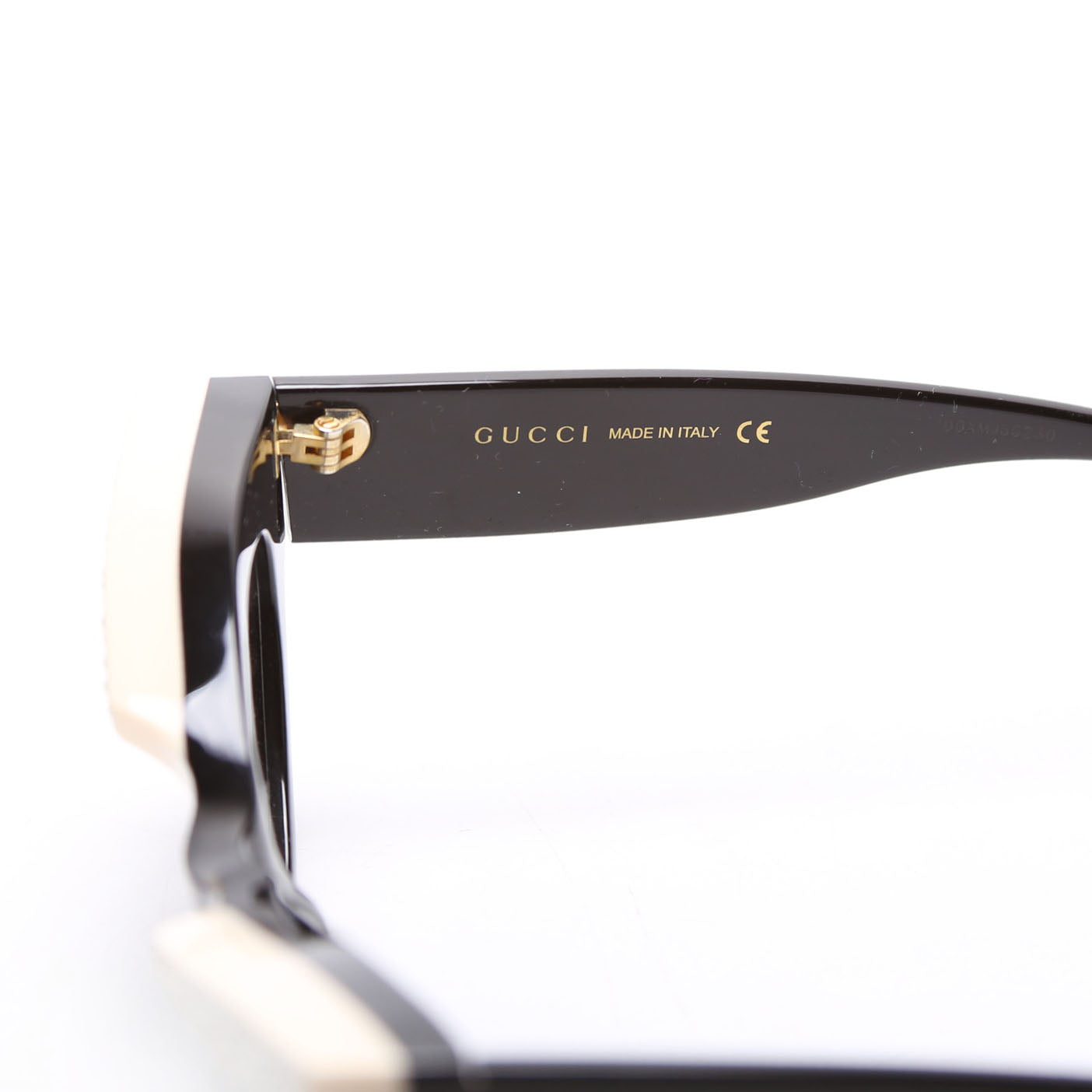 Gucci GG1167S Crystal Sunglasses Black/Cream