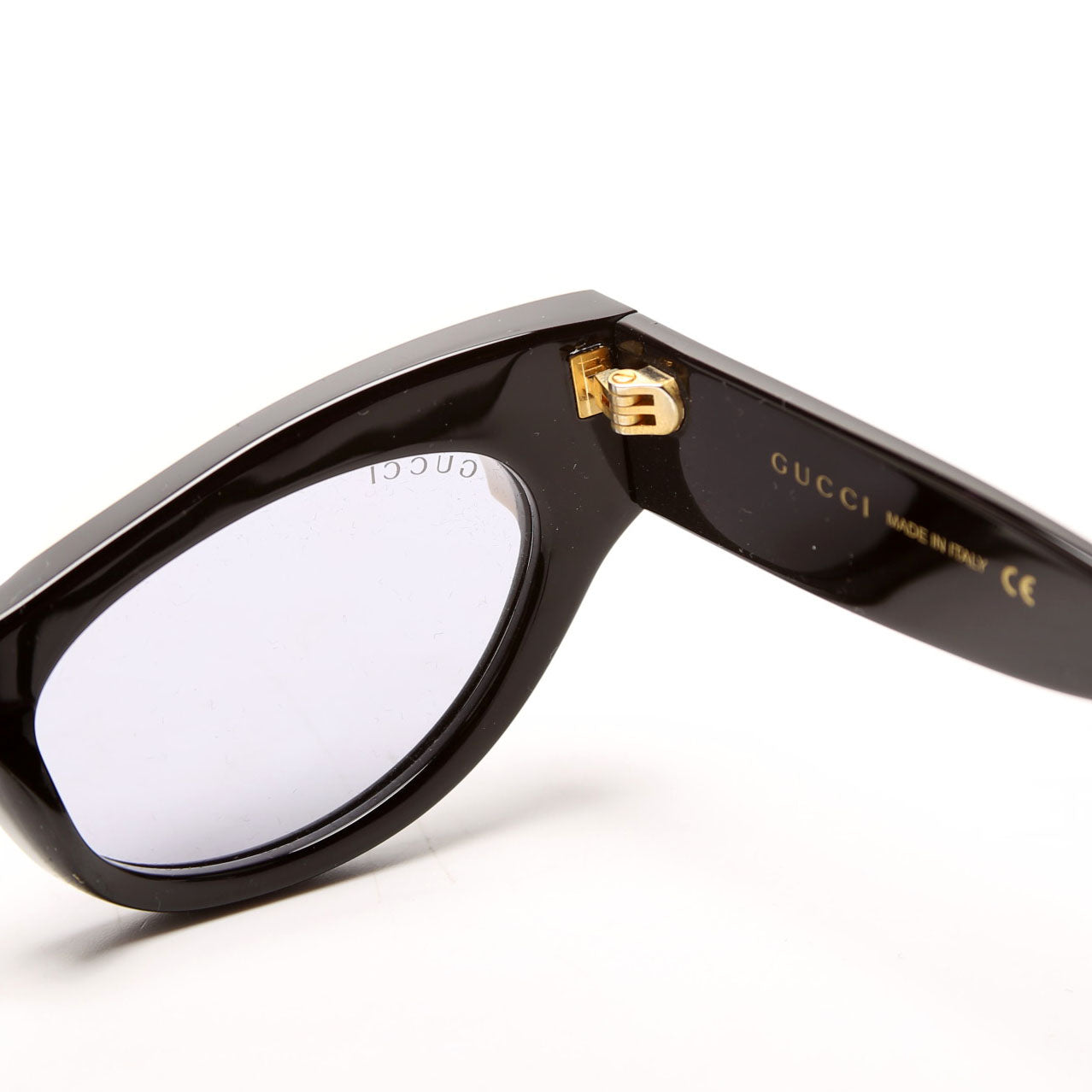 Gucci GG1167S Crystal Sunglasses Black/Cream
