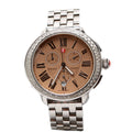 Serin With 0.6 Diamond Bezel Watch Rose Gold Silver