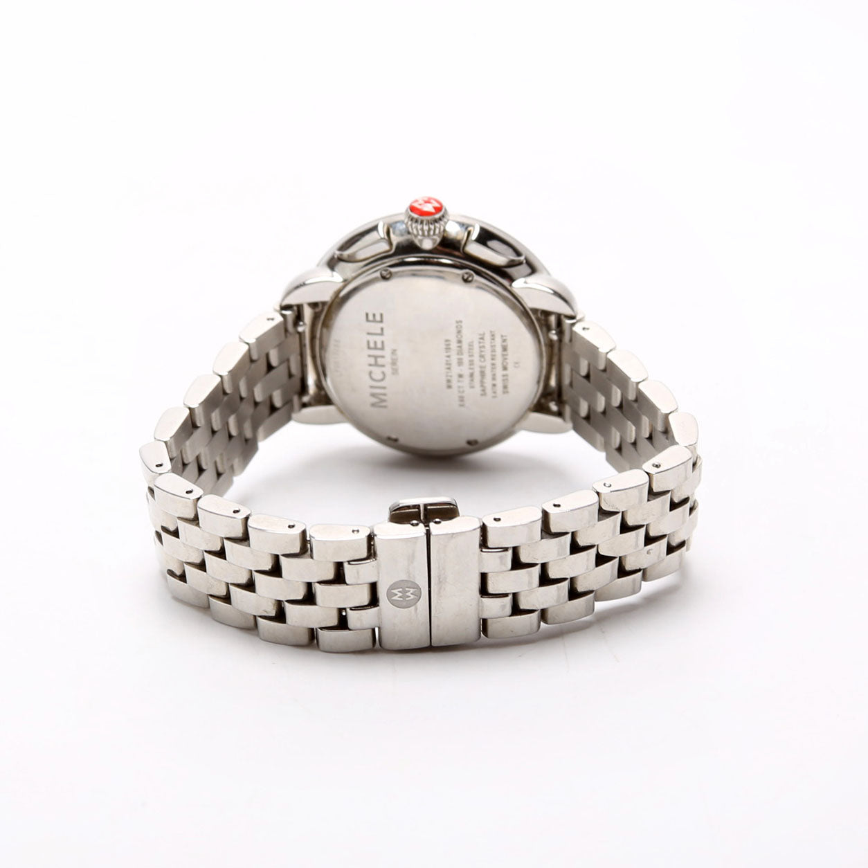 Serin With 0.6 Diamond Bezel Watch Rose Gold Silver