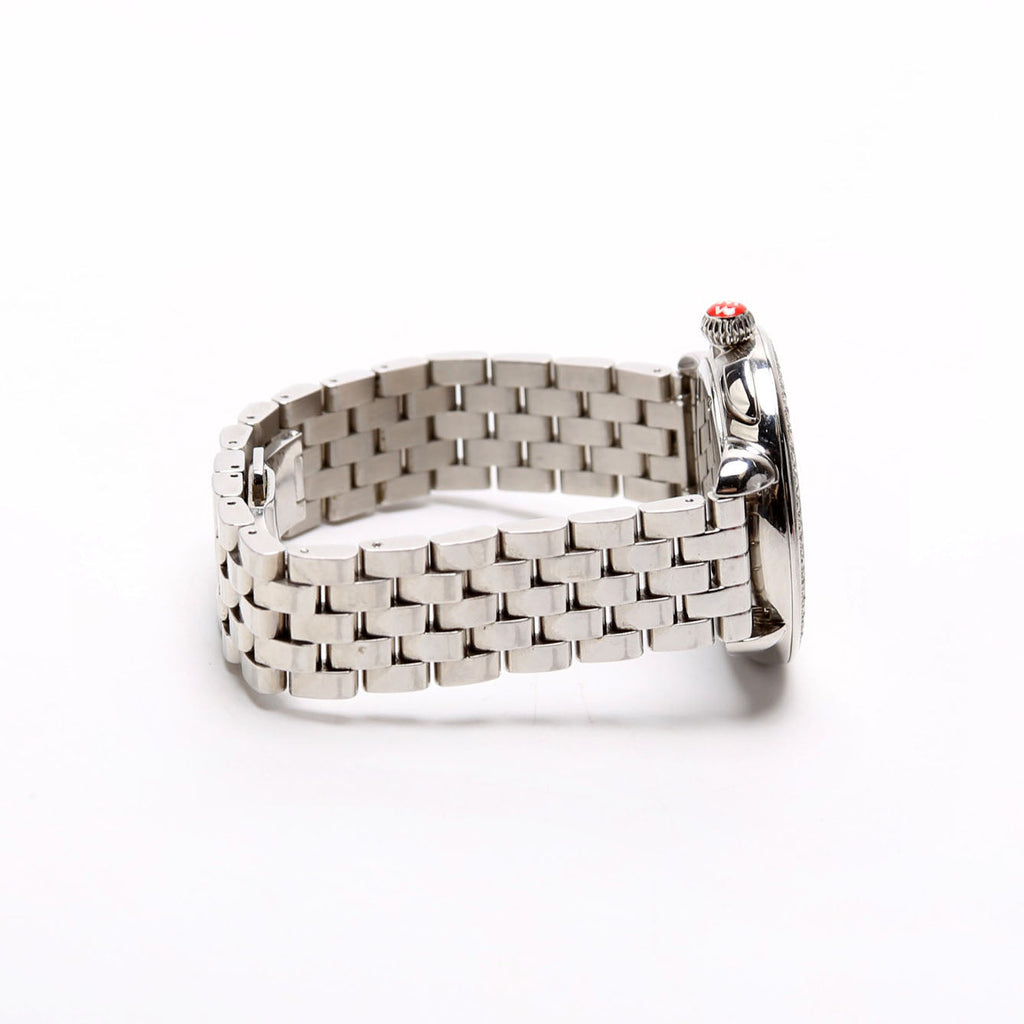 Serin With 0.6 Diamond Bezel Watch Rose Gold Silver
