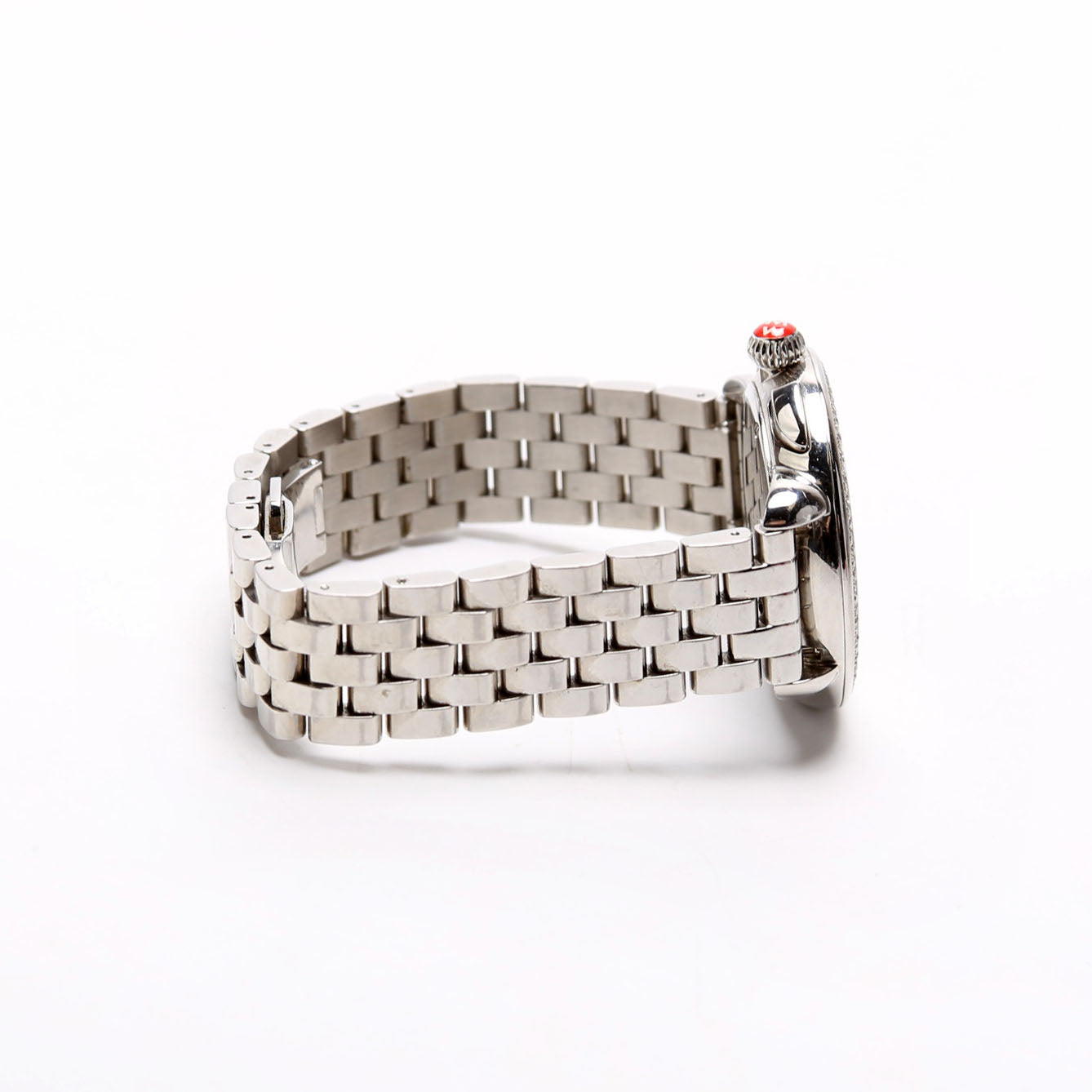 Serin With 0.6 Diamond Bezel Watch Rose Gold Silver