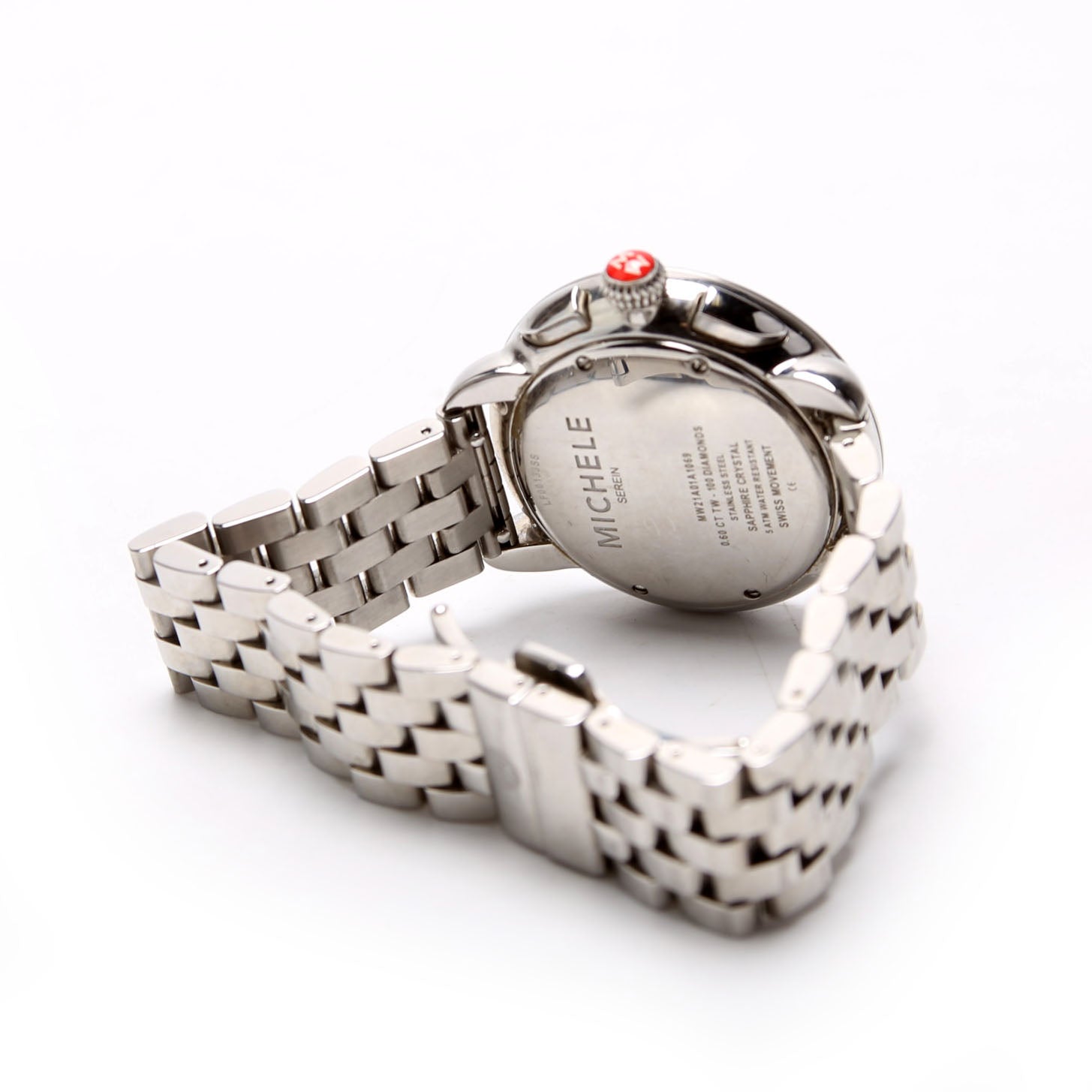 Serin With 0.6 Diamond Bezel Watch Rose Gold Silver