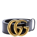400593 Marmont GG Leather Belt Size 100/40 Black
