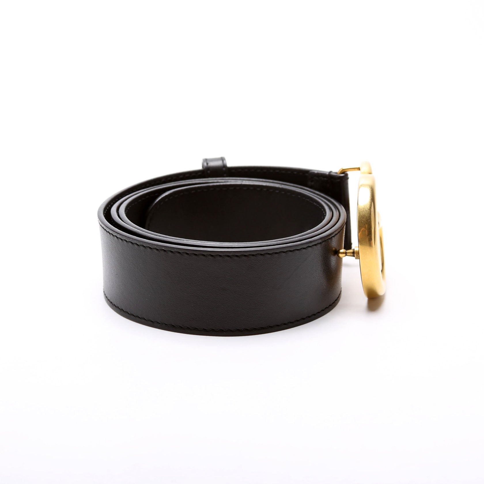 400593 Marmont GG Leather Belt Size 100/40 Black