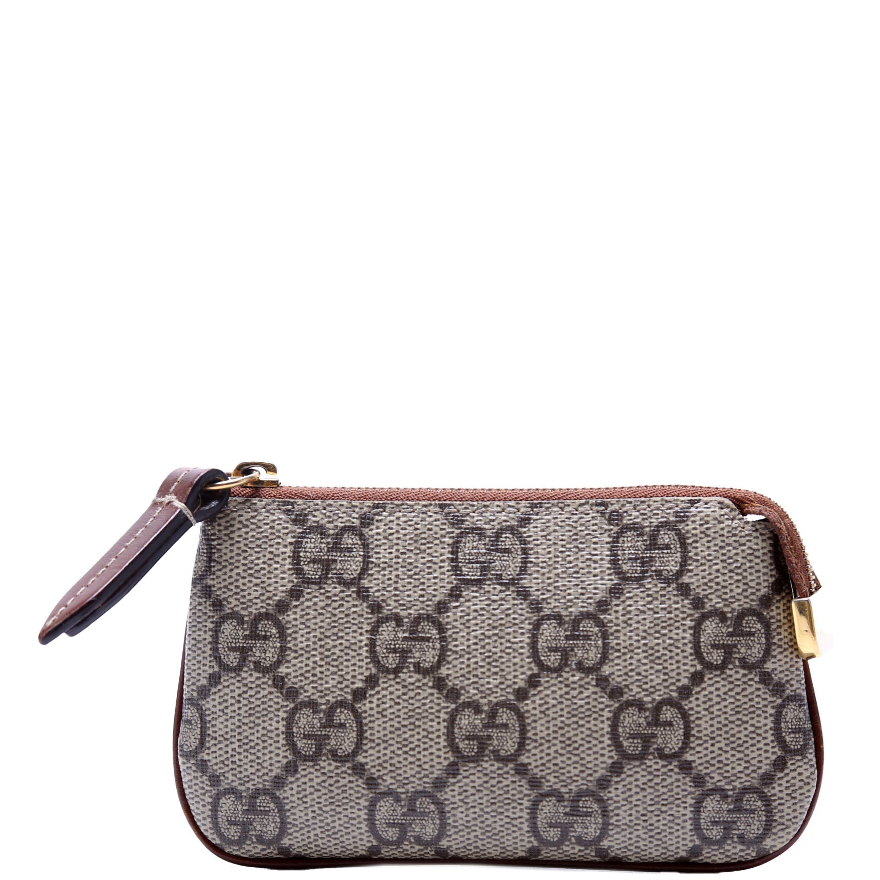 447964 GG Supreme Key Case Brown