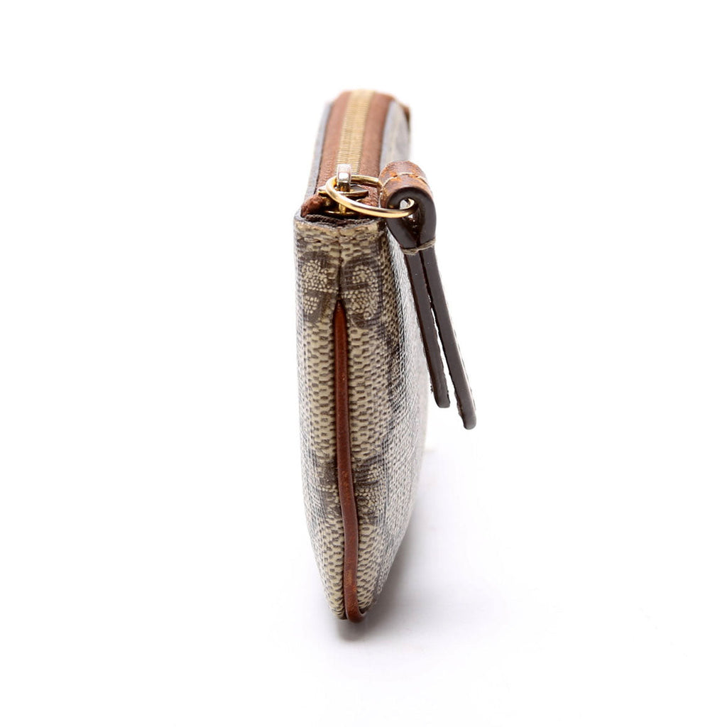 447964 GG Supreme Key Case Brown
