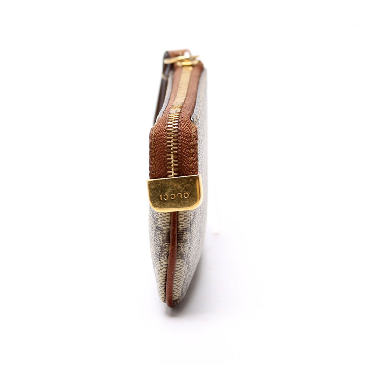 447964 GG Supreme Key Case Brown