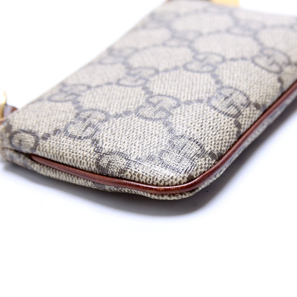 447964 GG Supreme Key Case Brown
