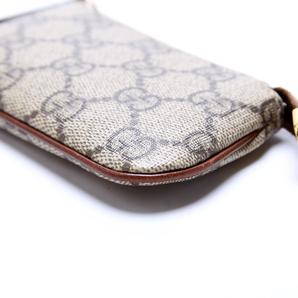 447964 GG Supreme Key Case Brown