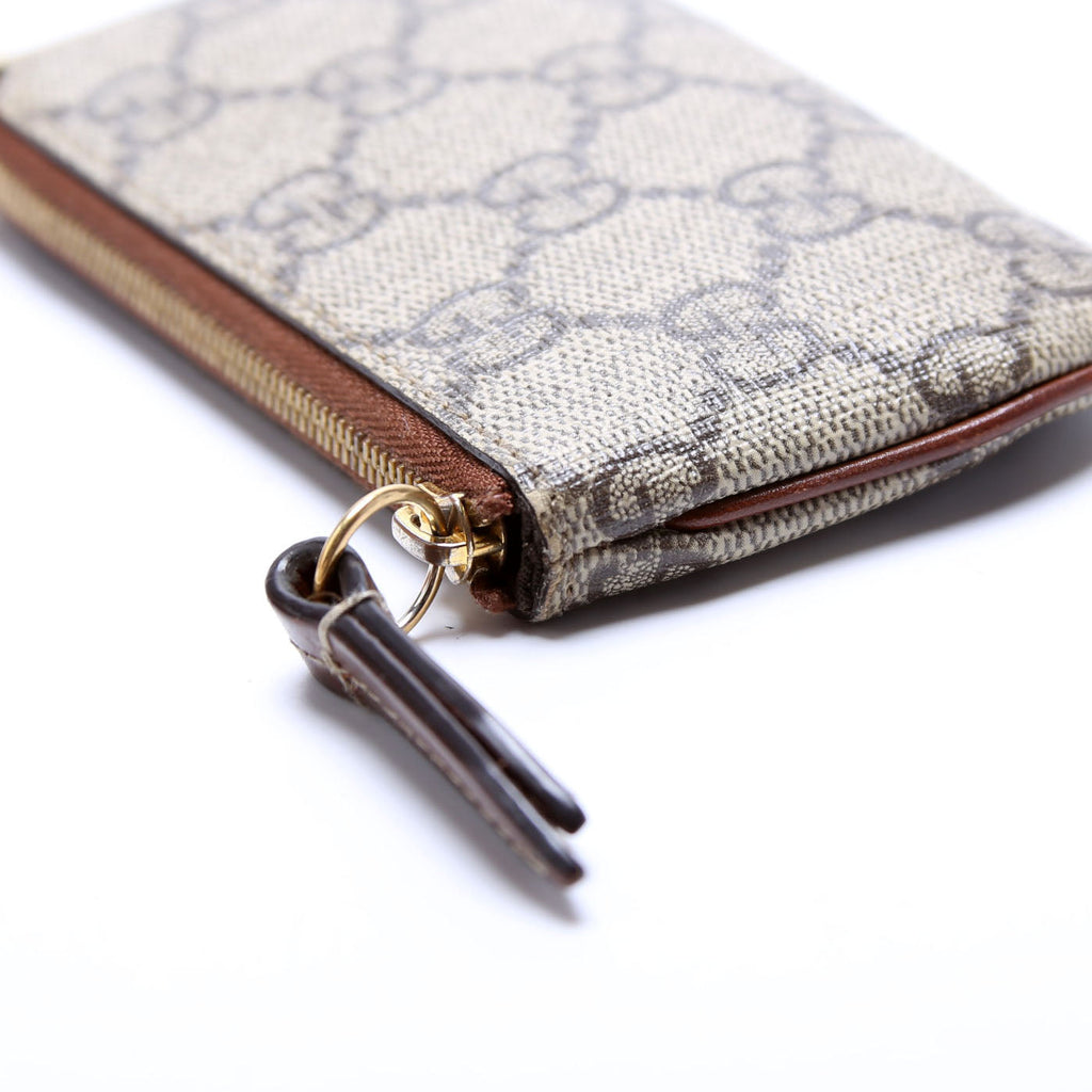 447964 GG Supreme Key Case Brown