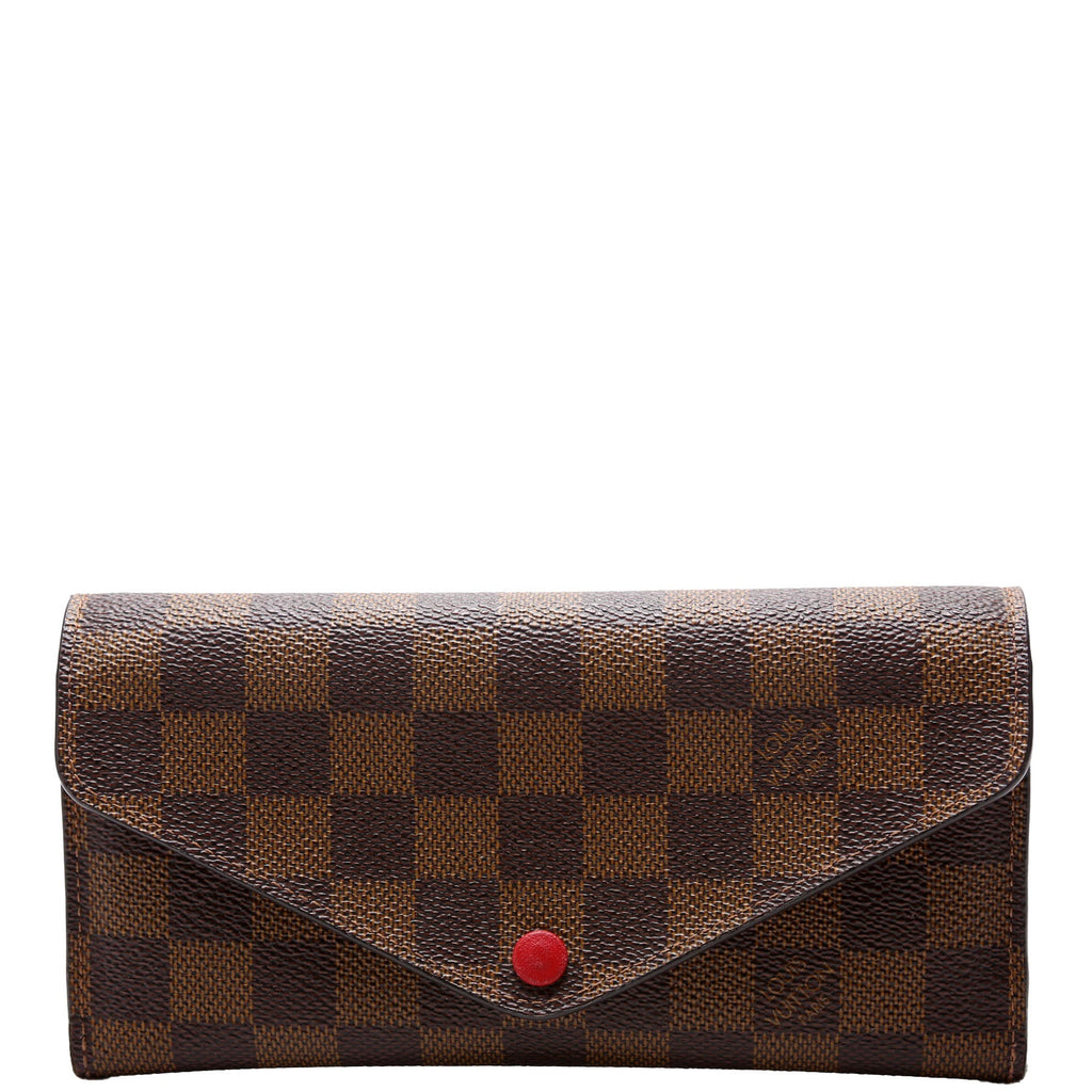Josephine Wallet Damier Ebene Red
