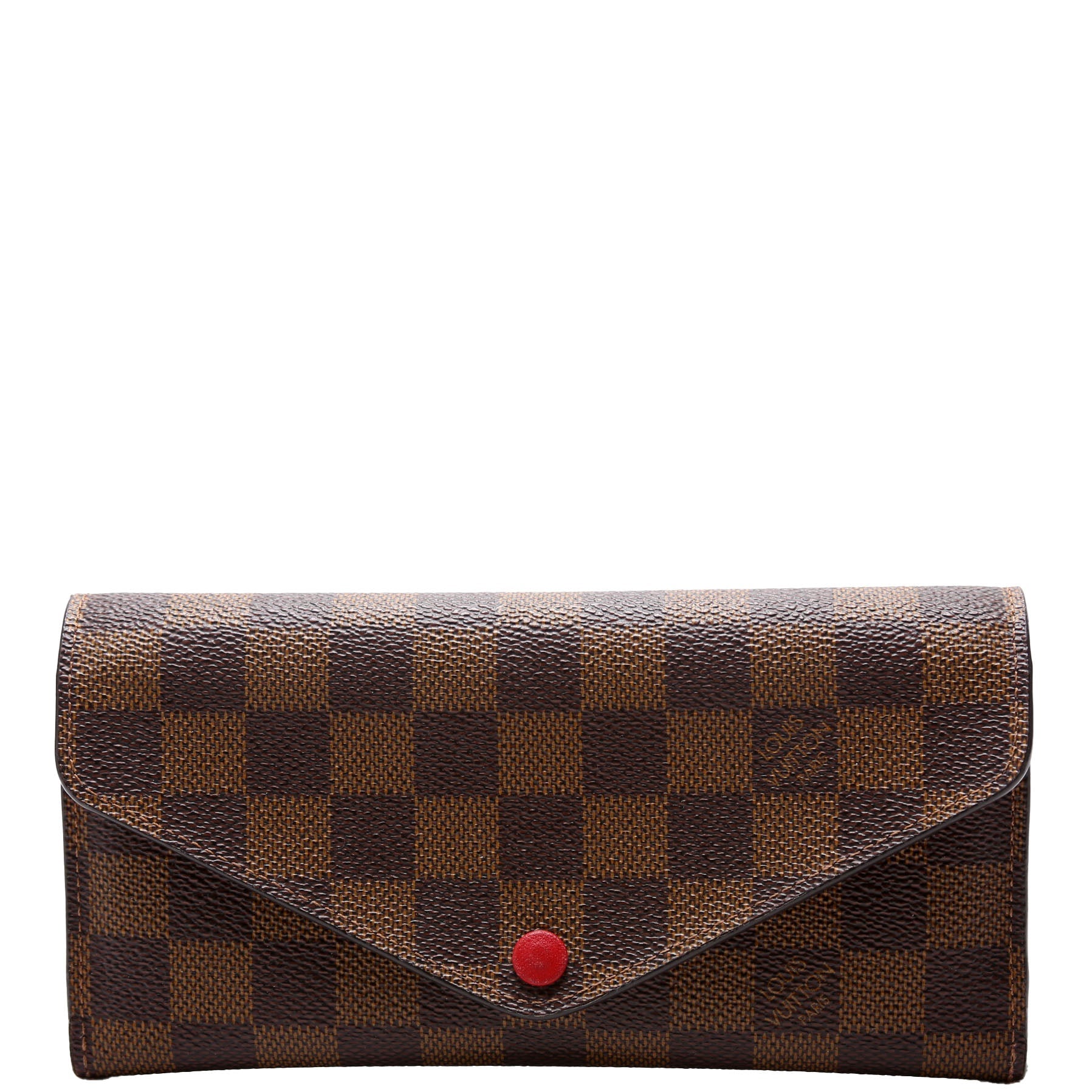 Josephine Wallet Damier Ebene Red
