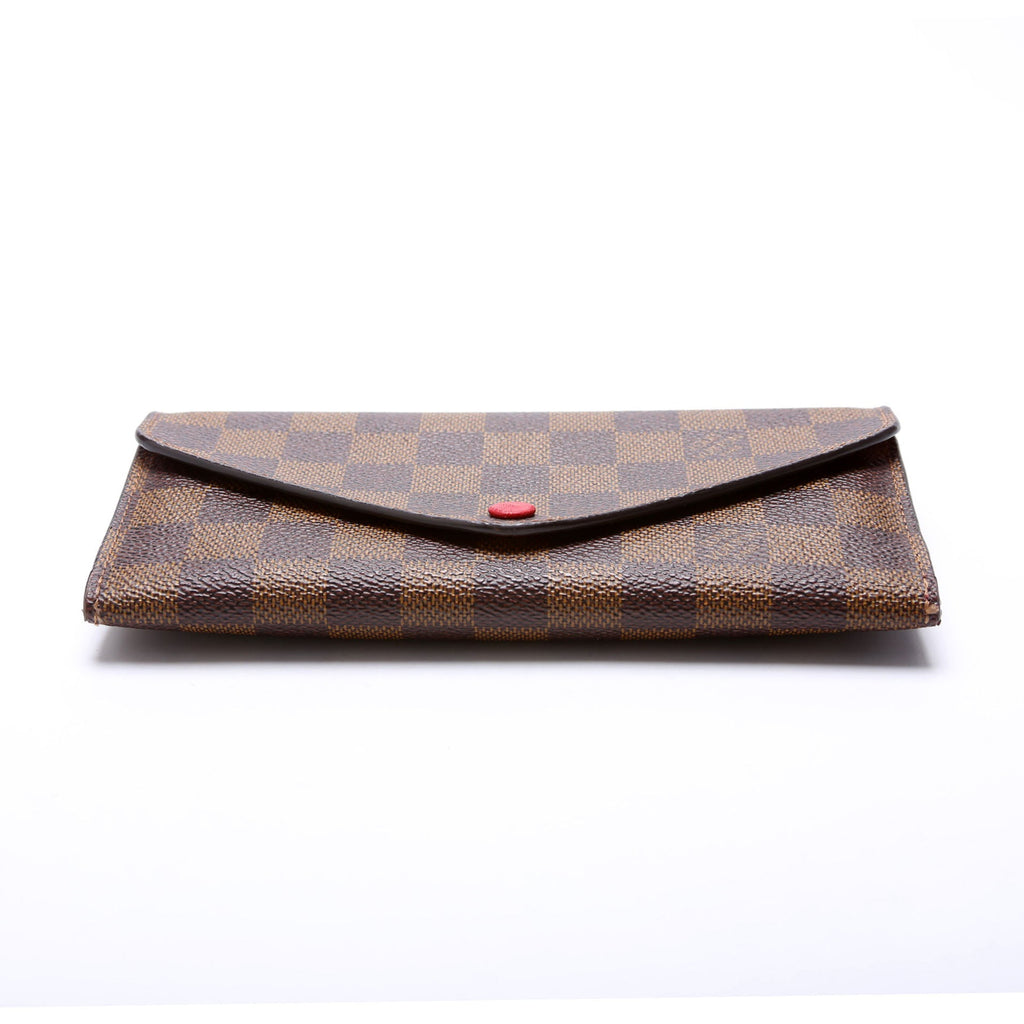Josephine Wallet Damier Ebene Red