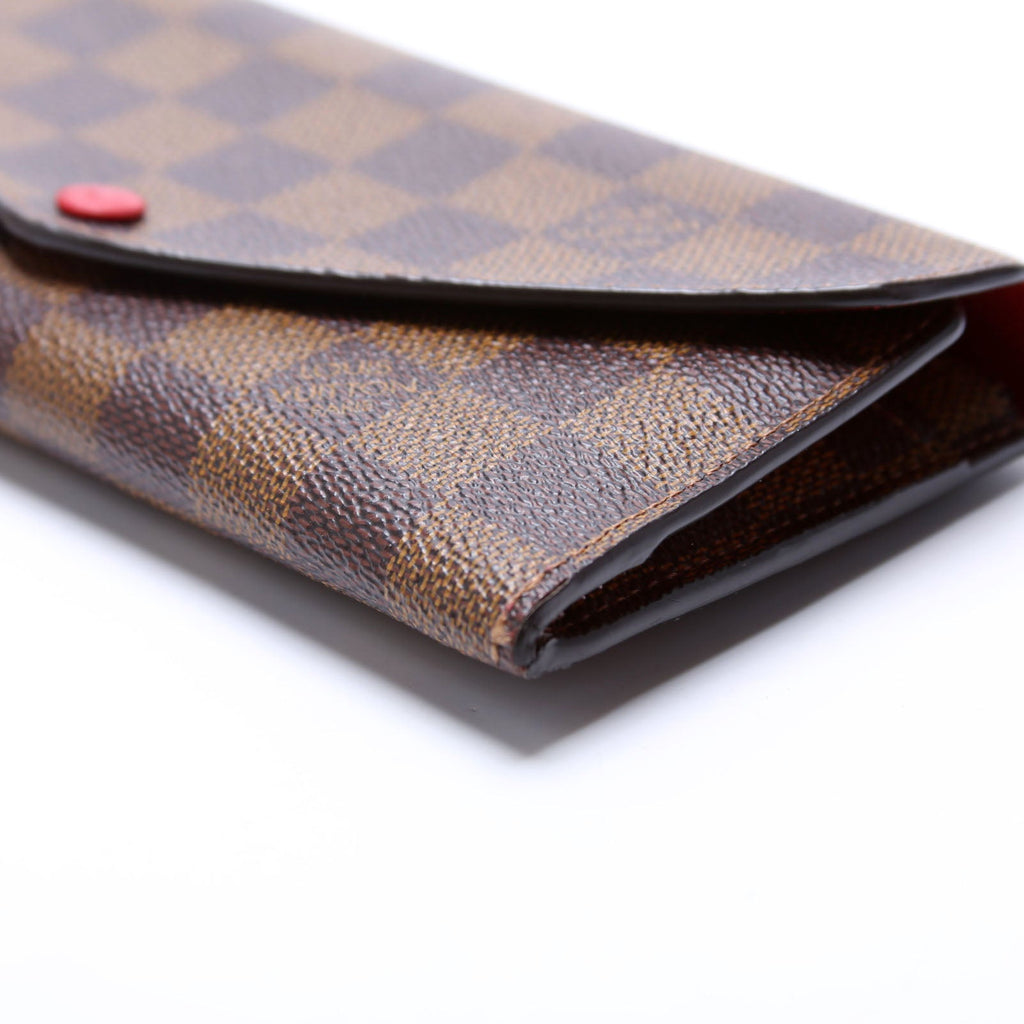 Josephine Wallet Damier Ebene Red