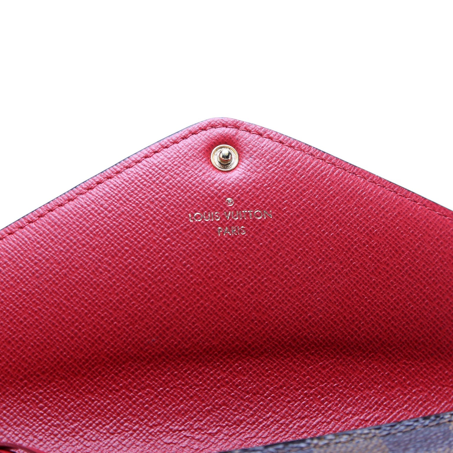 Josephine Wallet Damier Ebene Red