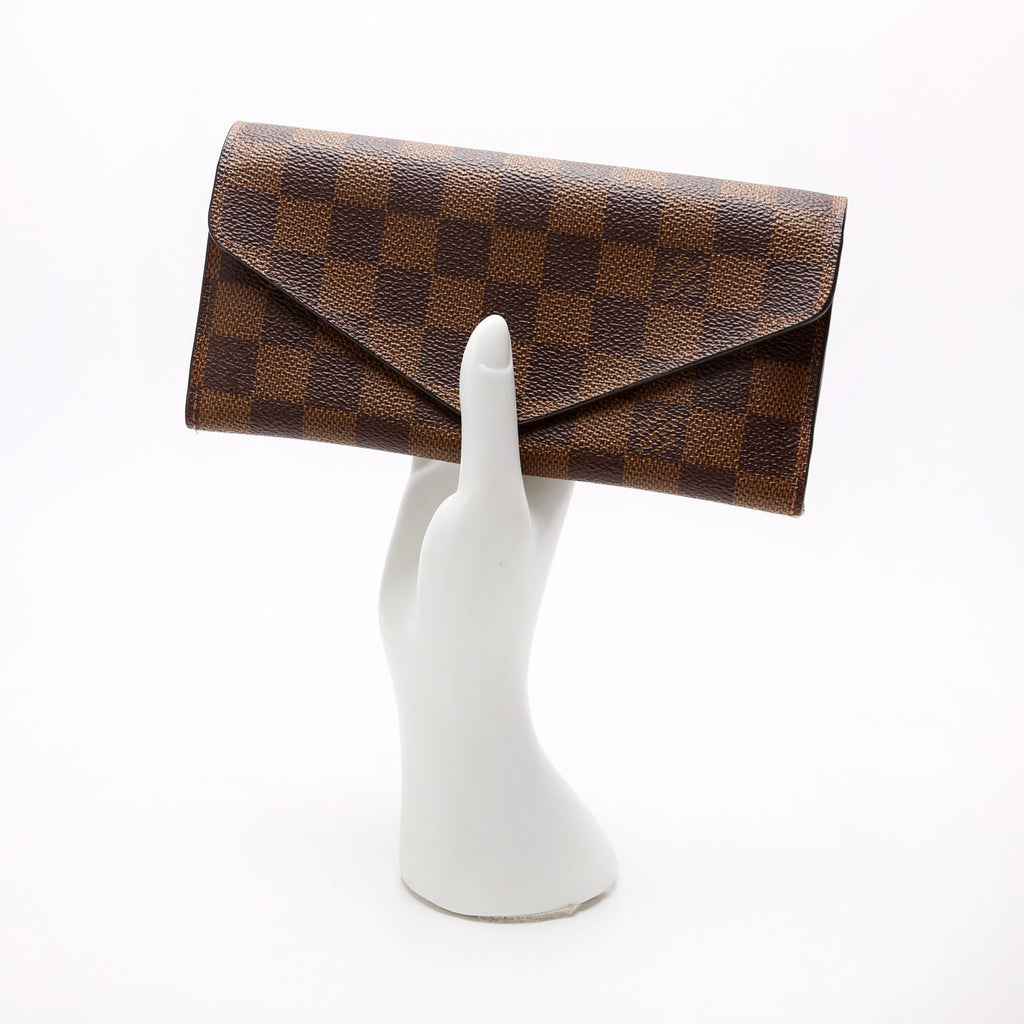 Josephine Wallet Damier Ebene Red
