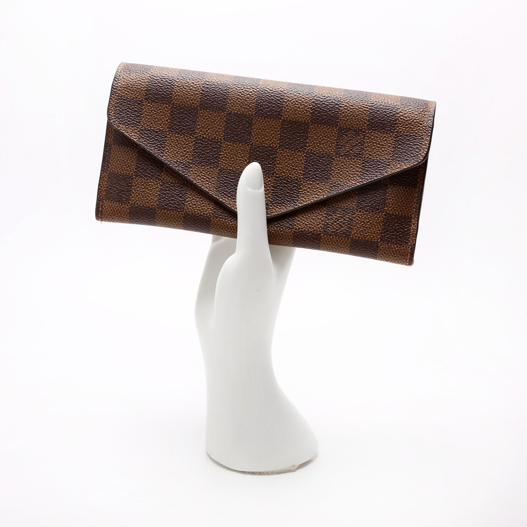Josephine Wallet Damier Ebene Red