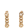 Interlocking G Chain Link Drop Earrings Gold