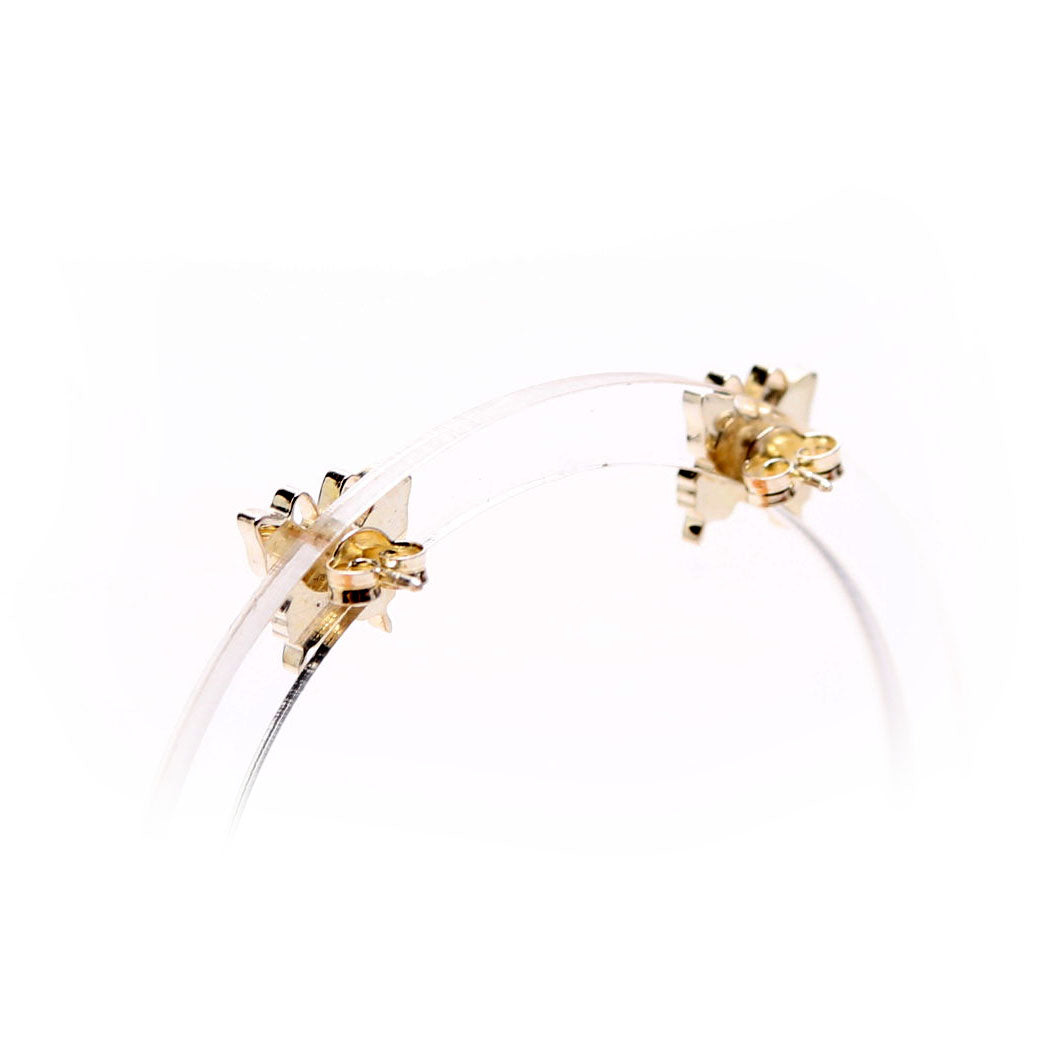 Butterfly Trademark Stud Earrings 925