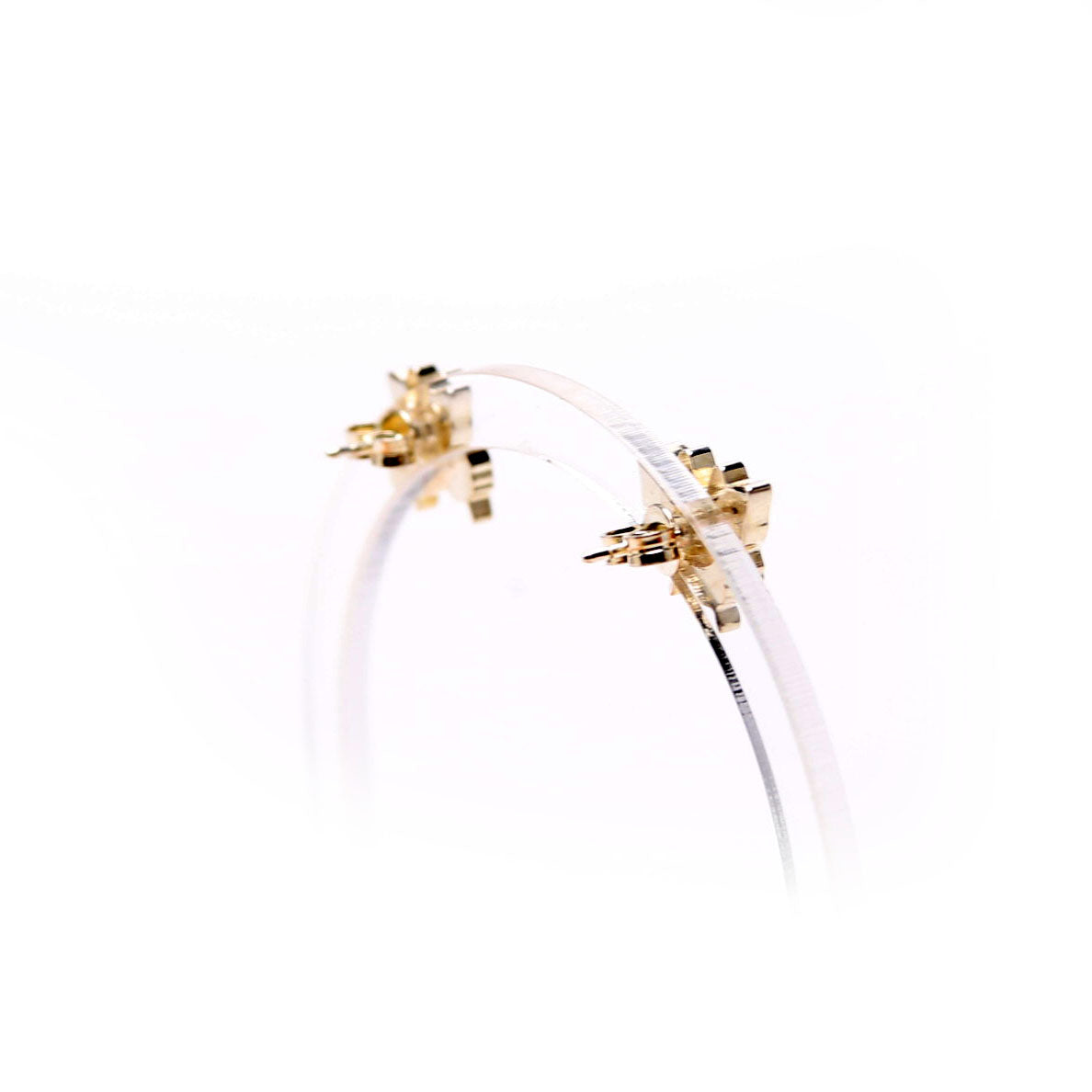 Butterfly Trademark Stud Earrings 925