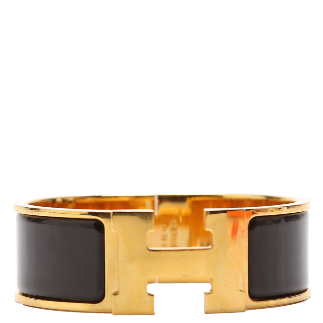 Clic Clac Wide PM Bracelet Gold/Black