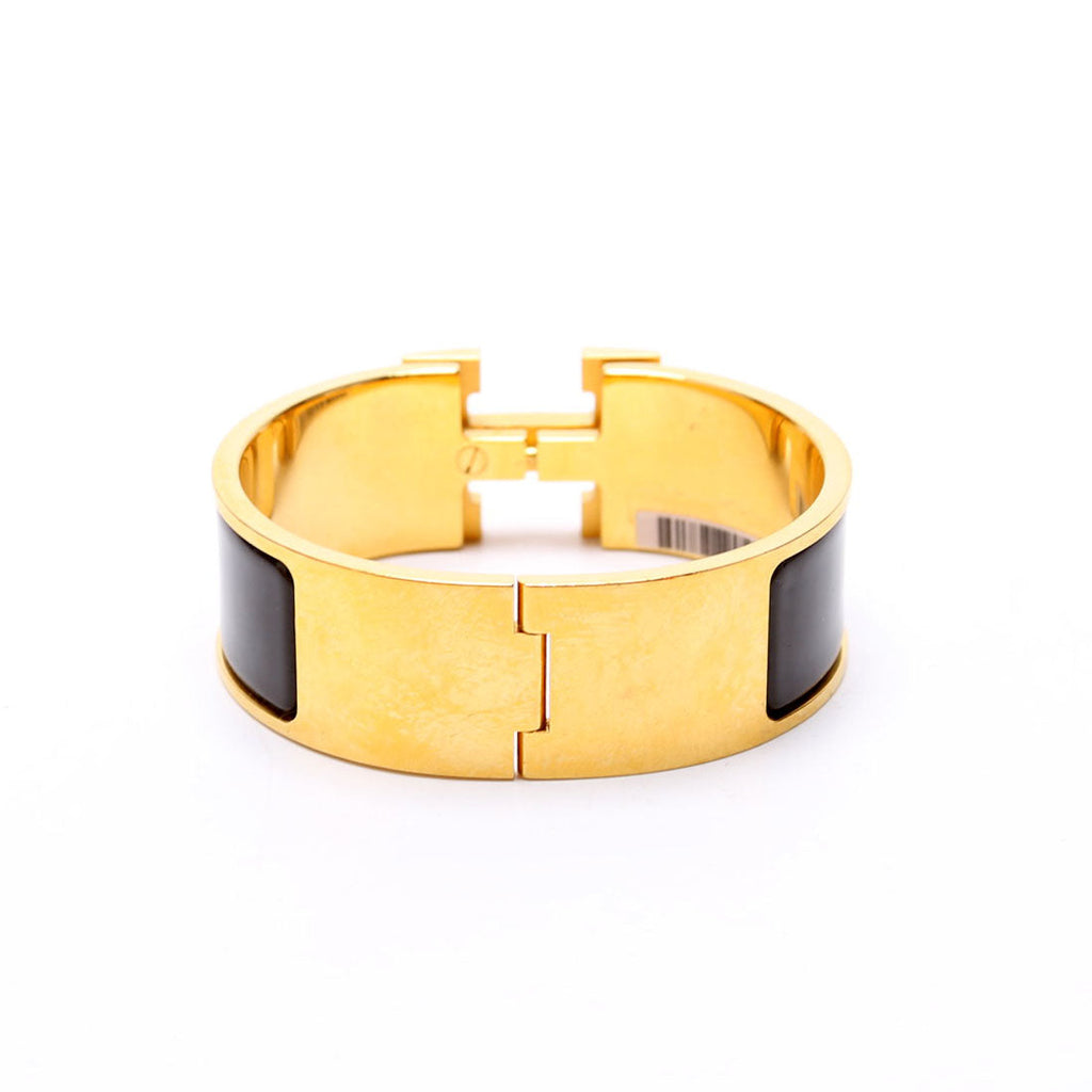 Clic Clac Wide PM Bracelet Gold/Black