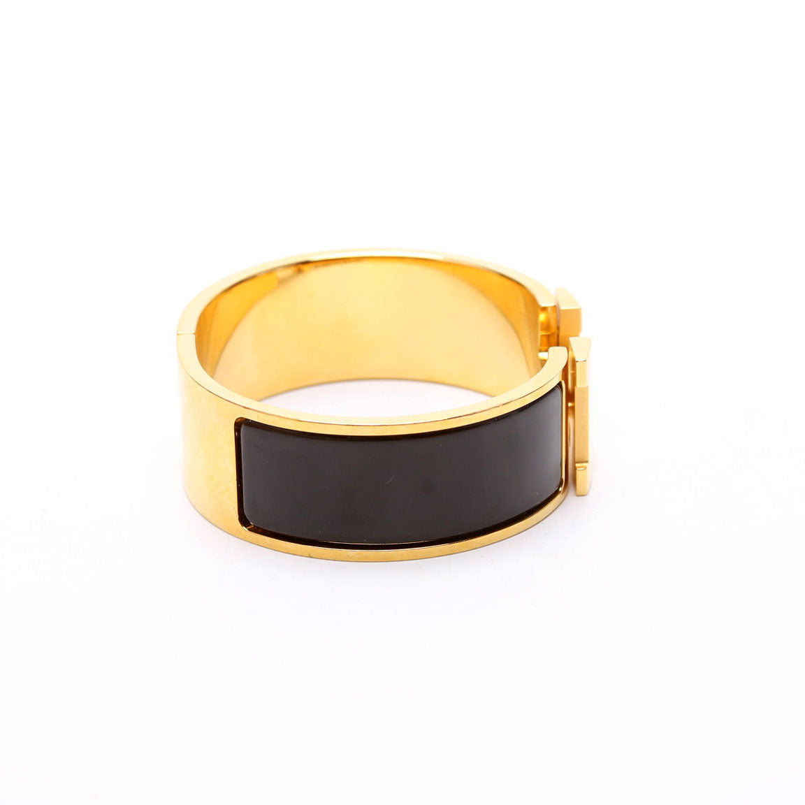 Clic Clac Wide PM Bracelet Gold/Black