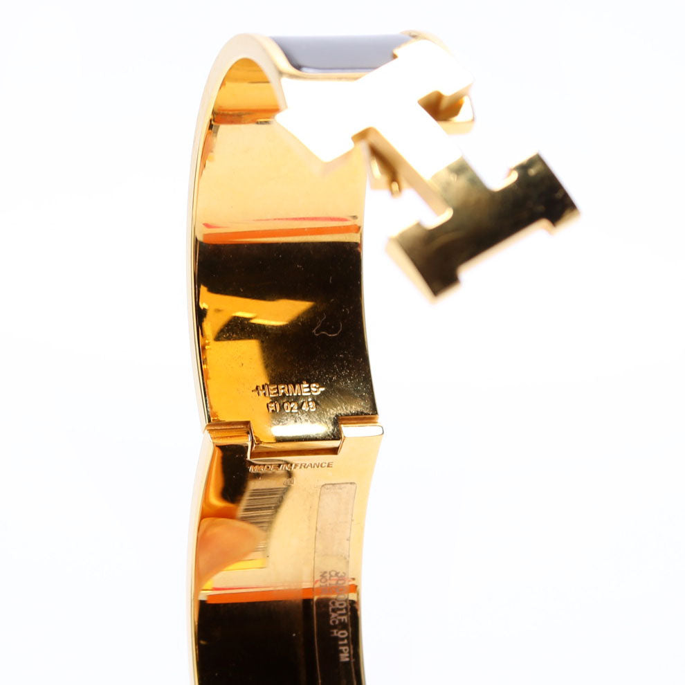 Clic Clac Wide PM Bracelet Gold/Black