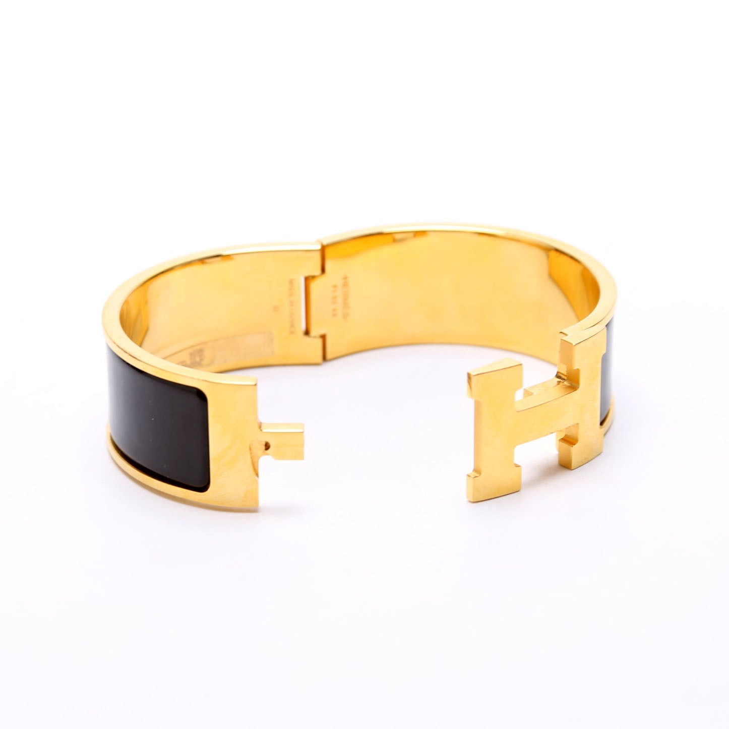 Clic Clac Wide PM Bracelet Gold/Black