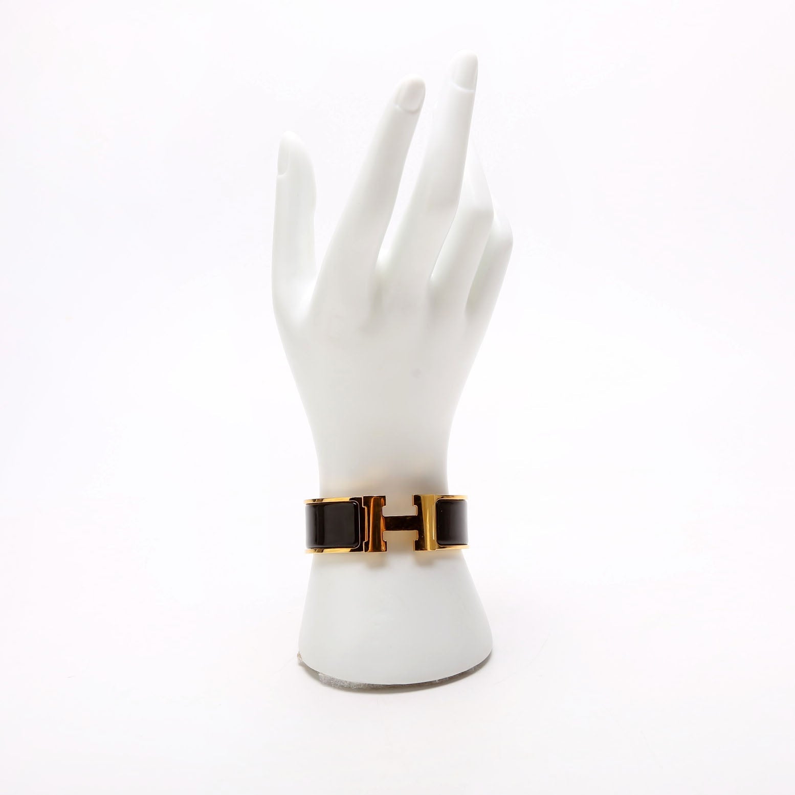 Clic Clac Wide PM Bracelet Gold/Black