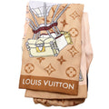 Journey Bandeau Silk Scarf Brown/Multicolor