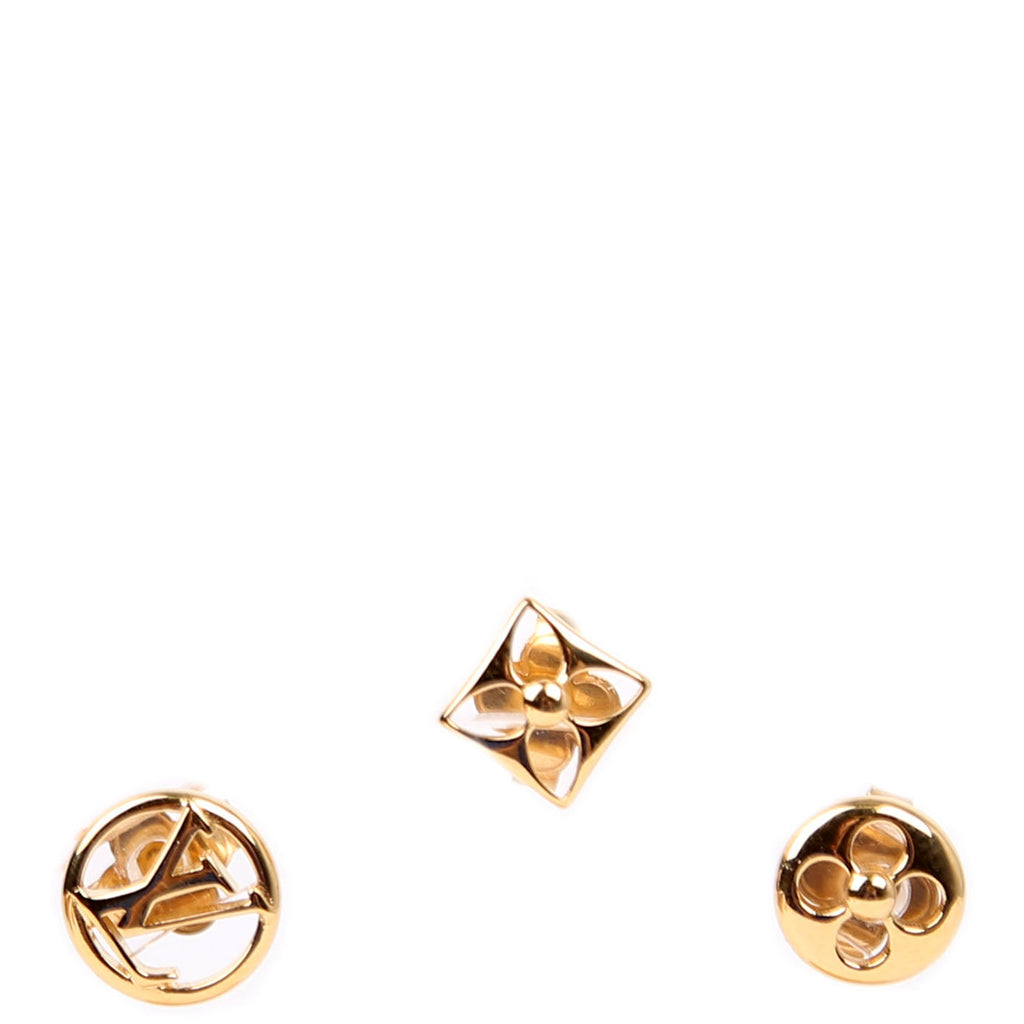 Crazy In Lock Earrings Gold